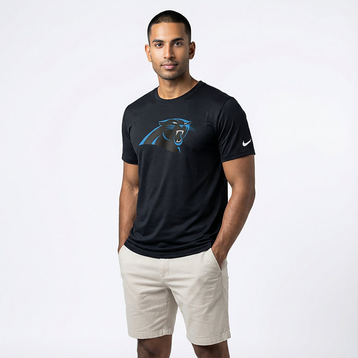 Nike Men's Panthers Legend Logo T-shirt - view number 2