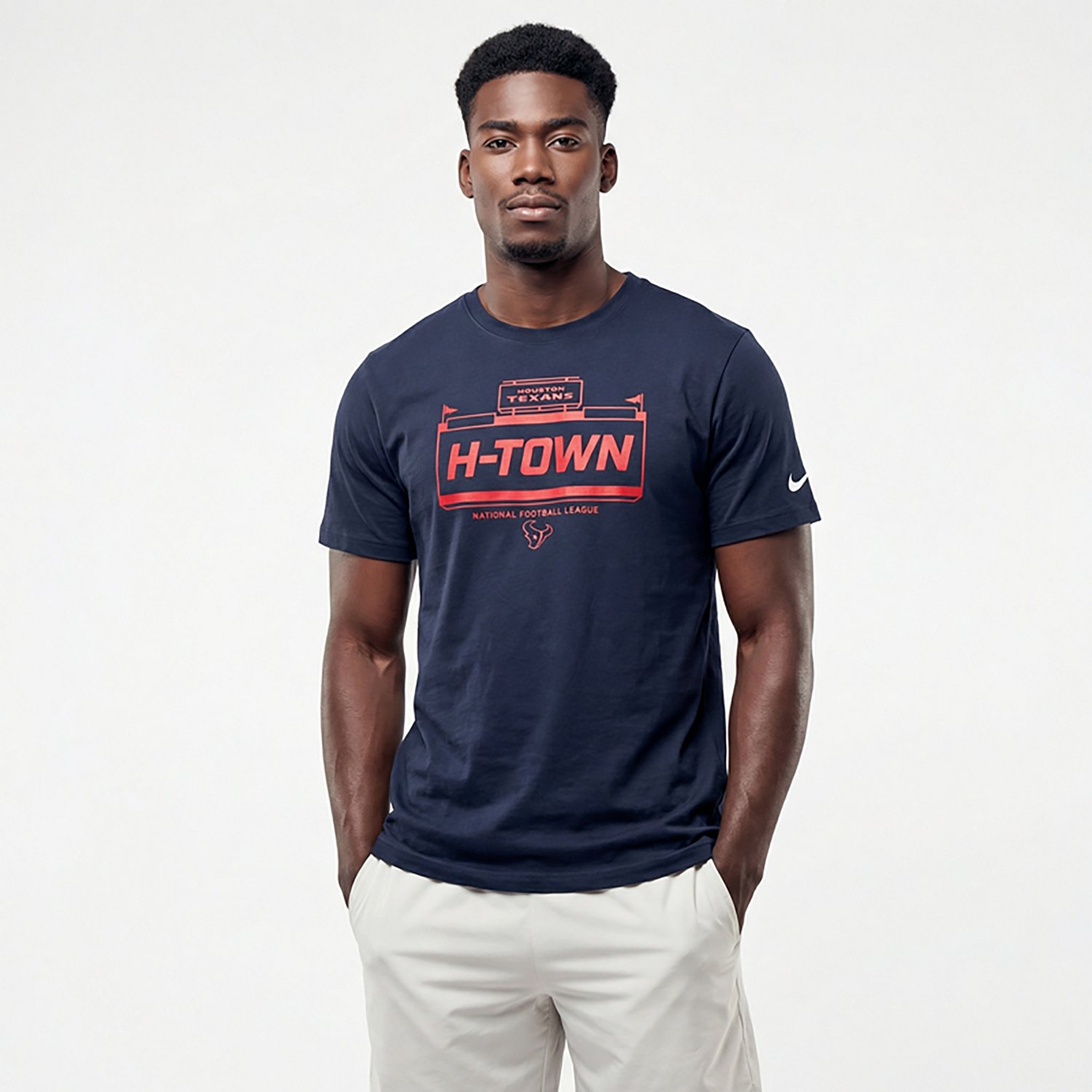 Nike Men's Houston Texans Local Essential Graphic T-shirt - view number 2