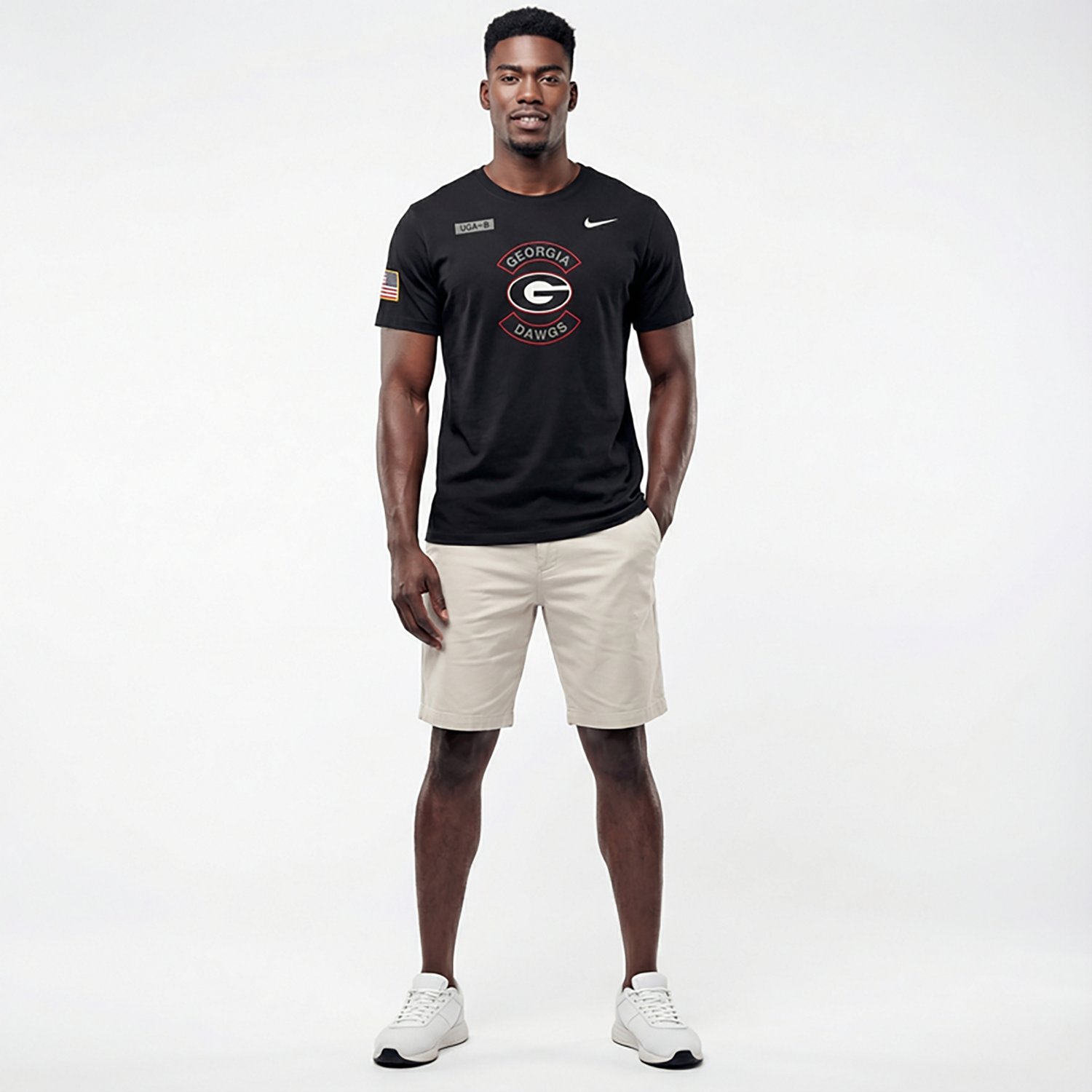 Nike Georgia Bulldogs 2025 Military Appreciation Dri-FIT T-Shirt