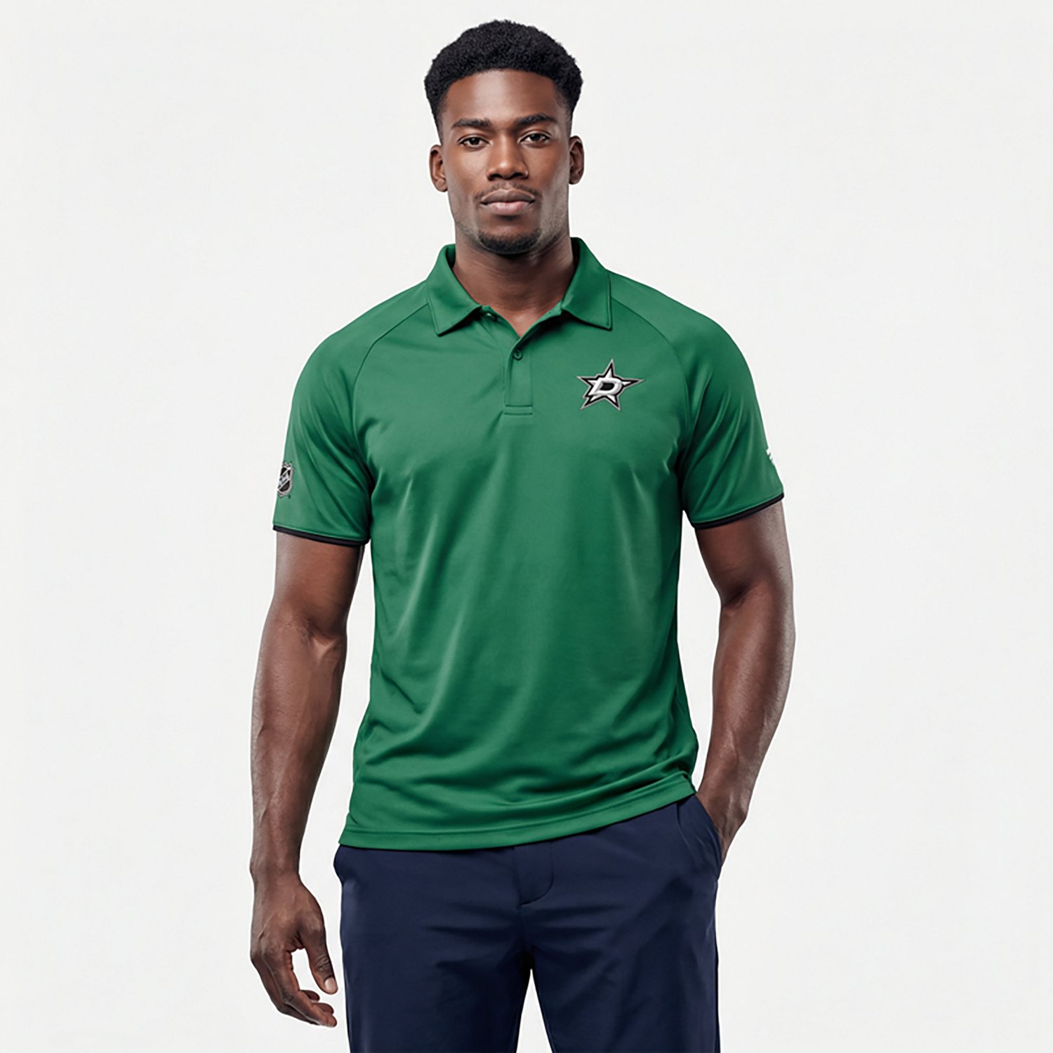 Fanatics Men's Stars Authentic Pro Rink Polo Shirt