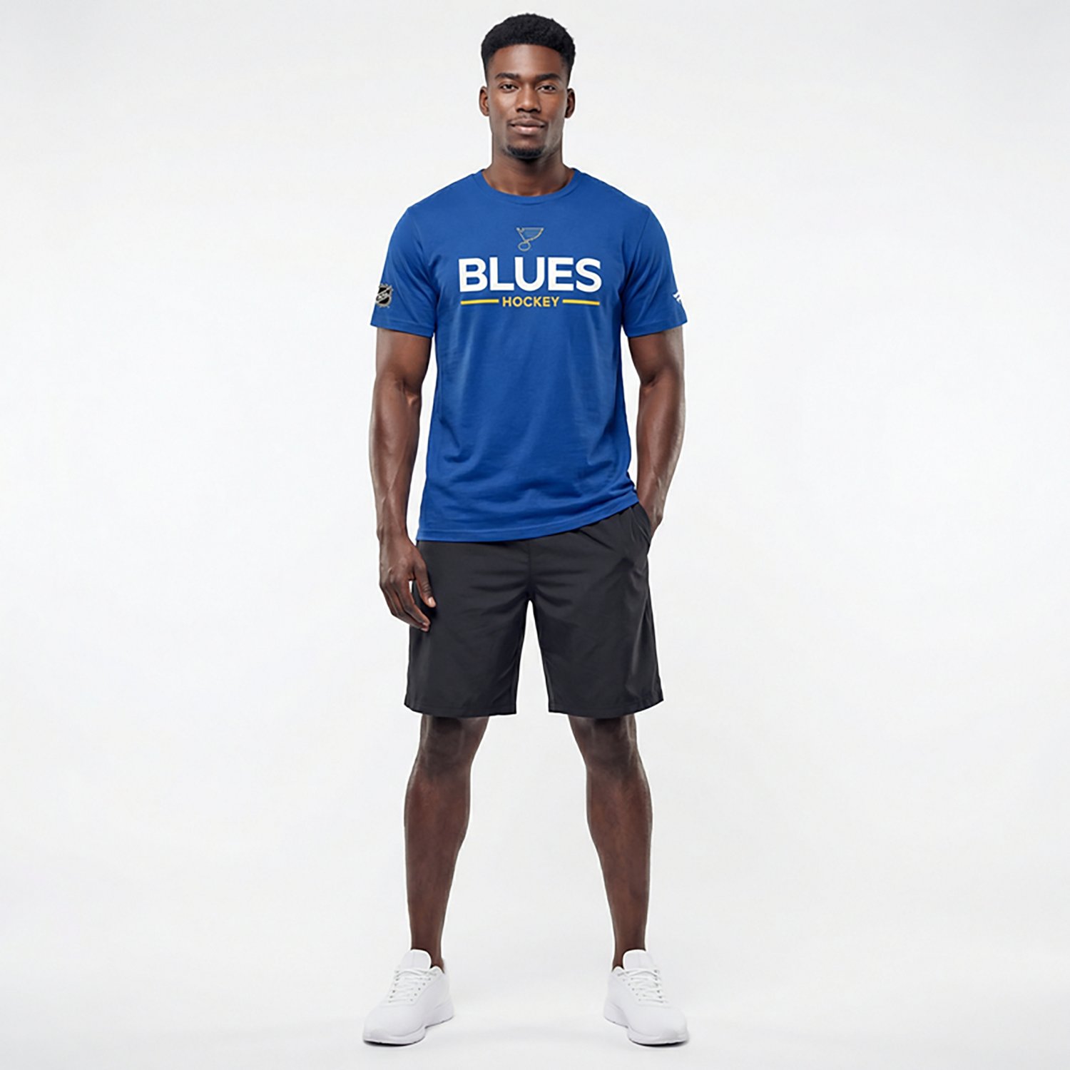 Fanatics Men's Blues Authentic Pro Primary T-shirt