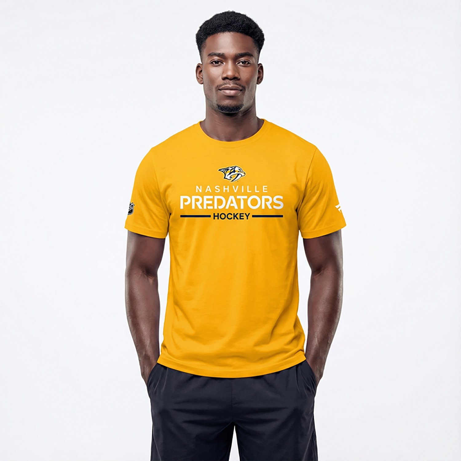 Fanatics Men's Predators Authentic Pro Primary T-shirt