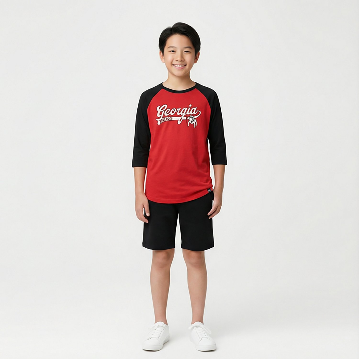 '47 Boys' Georgia Super Script Line Drive Raglan T-shirt