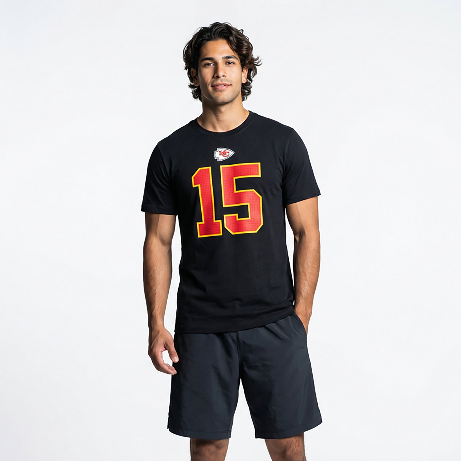 Nike Men's Kansas City Chiefs Patrick Mahomes Name and Number Short Sleeve T-shirt - view number 2