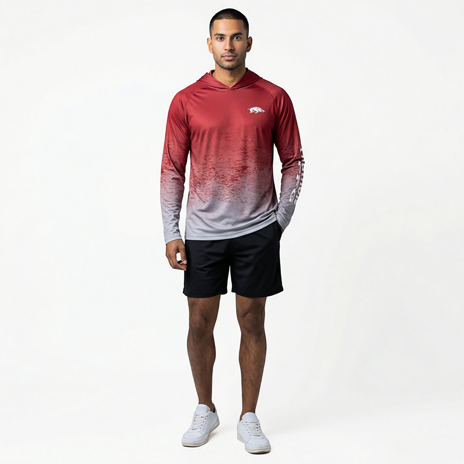 Columbia Sportswear Men's Arkansas Razorbacks Collegiate PFG Super Terminal Tackle Hoodie