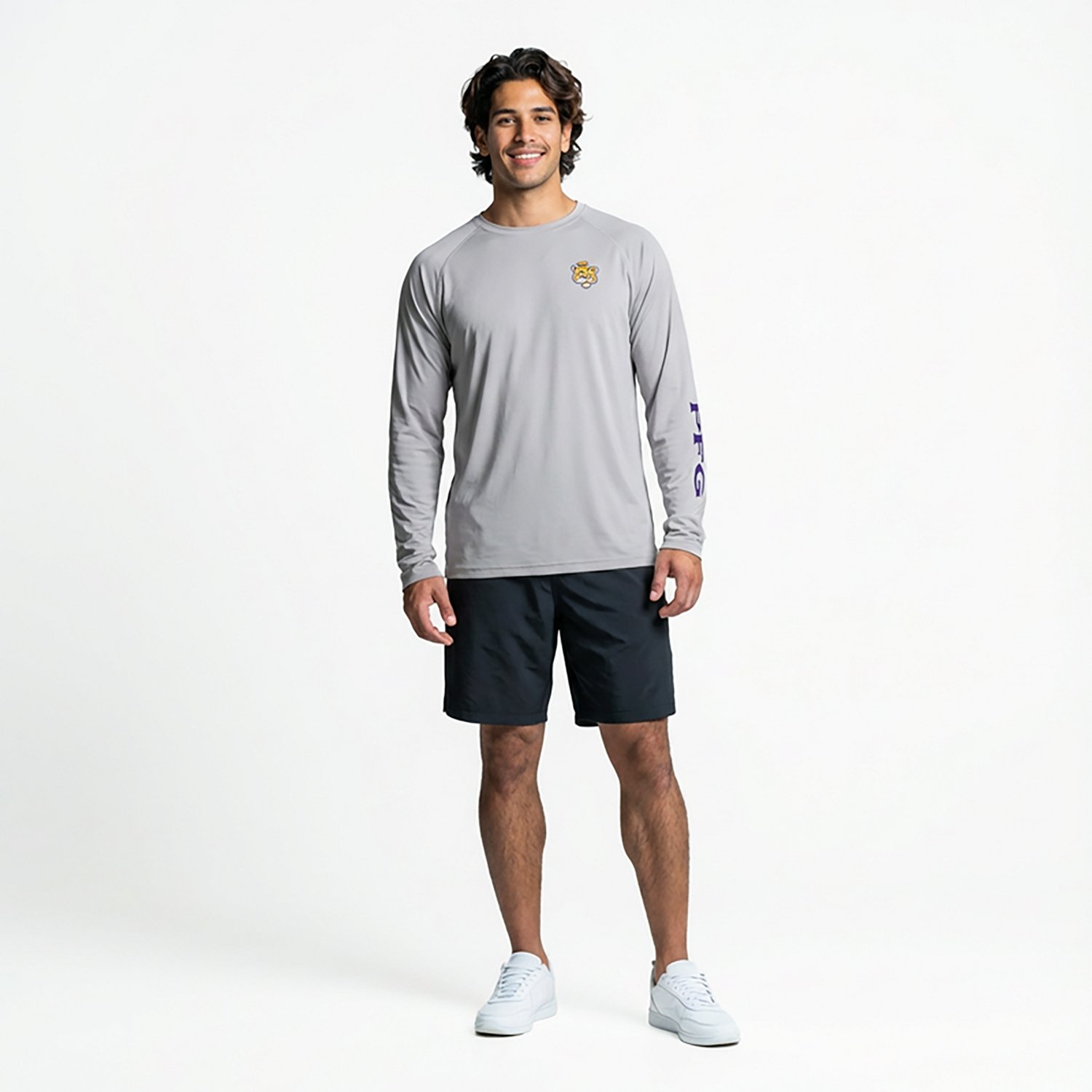 Columbia Sportswear Men's LSU CLG Vault Terminal Tackle Long Sleeve Shirt