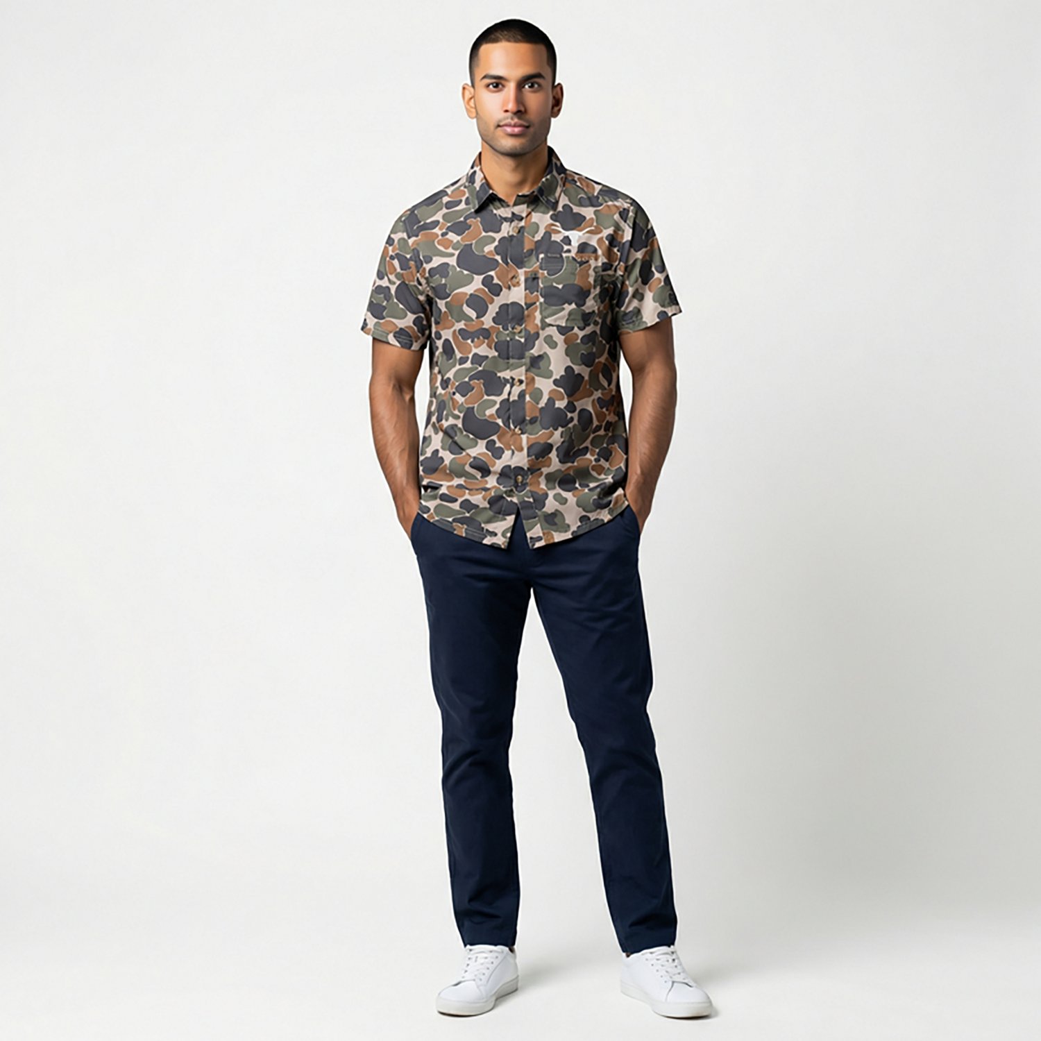 Columbia Sportswear Men's University of Texas CLG Super Slack Tide Button-Up Shirt - view number 4