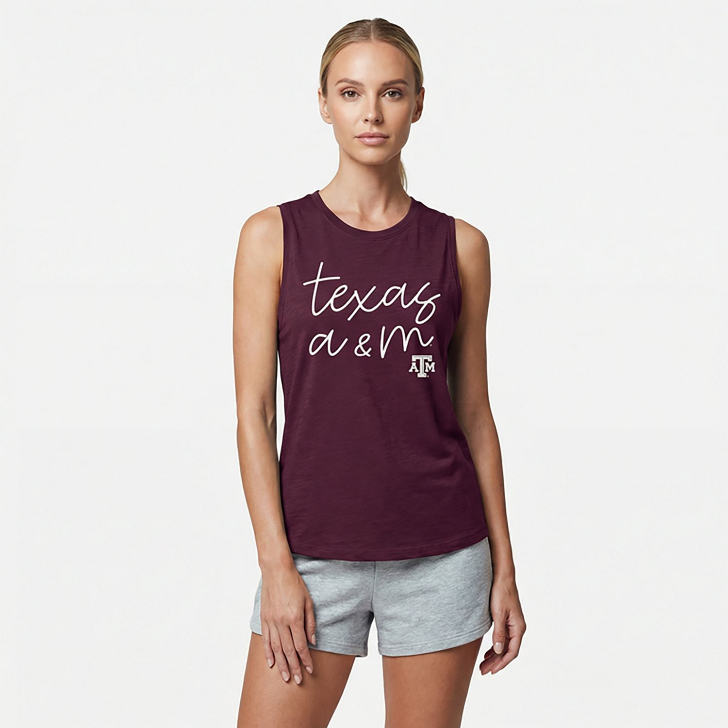 Pressbox Women's Texas A&M Alexandra Miranda Tank Top - view number 2