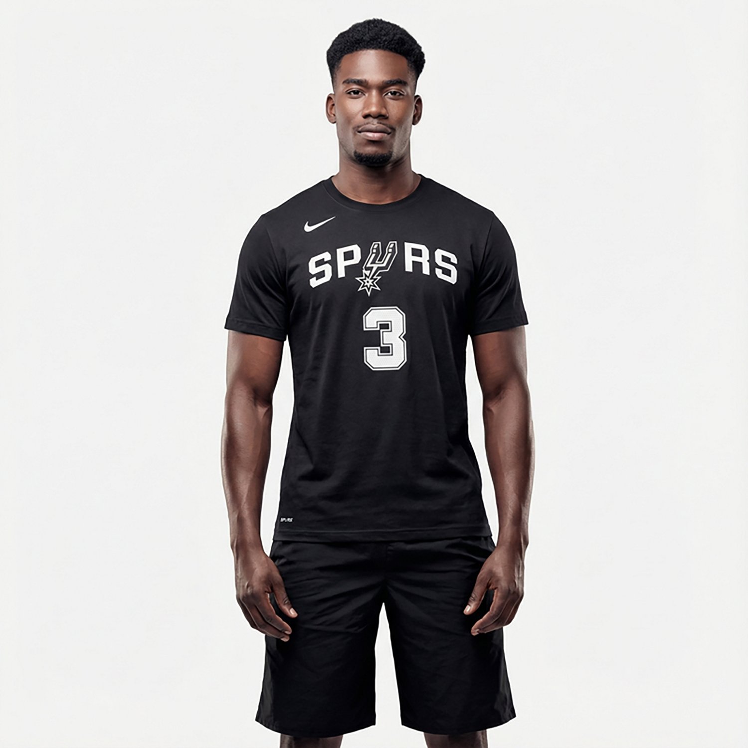 Nike Men's San Antonio Spurs Essential N&N Paul Short Sleeve T-shirt