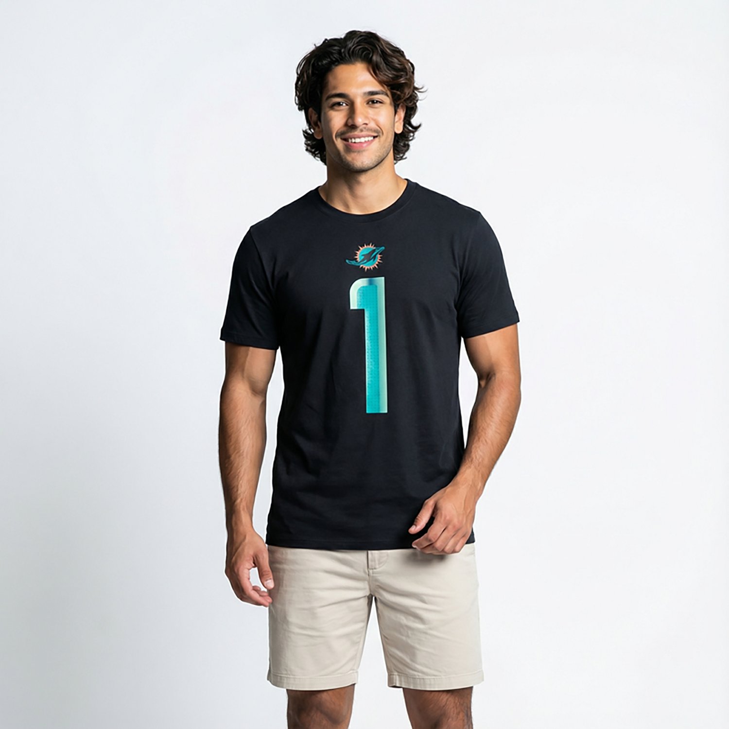 Nike Men's Dolphins T. Tagovailoa Rivalry Essential Player N&N T-shirt - view number 2