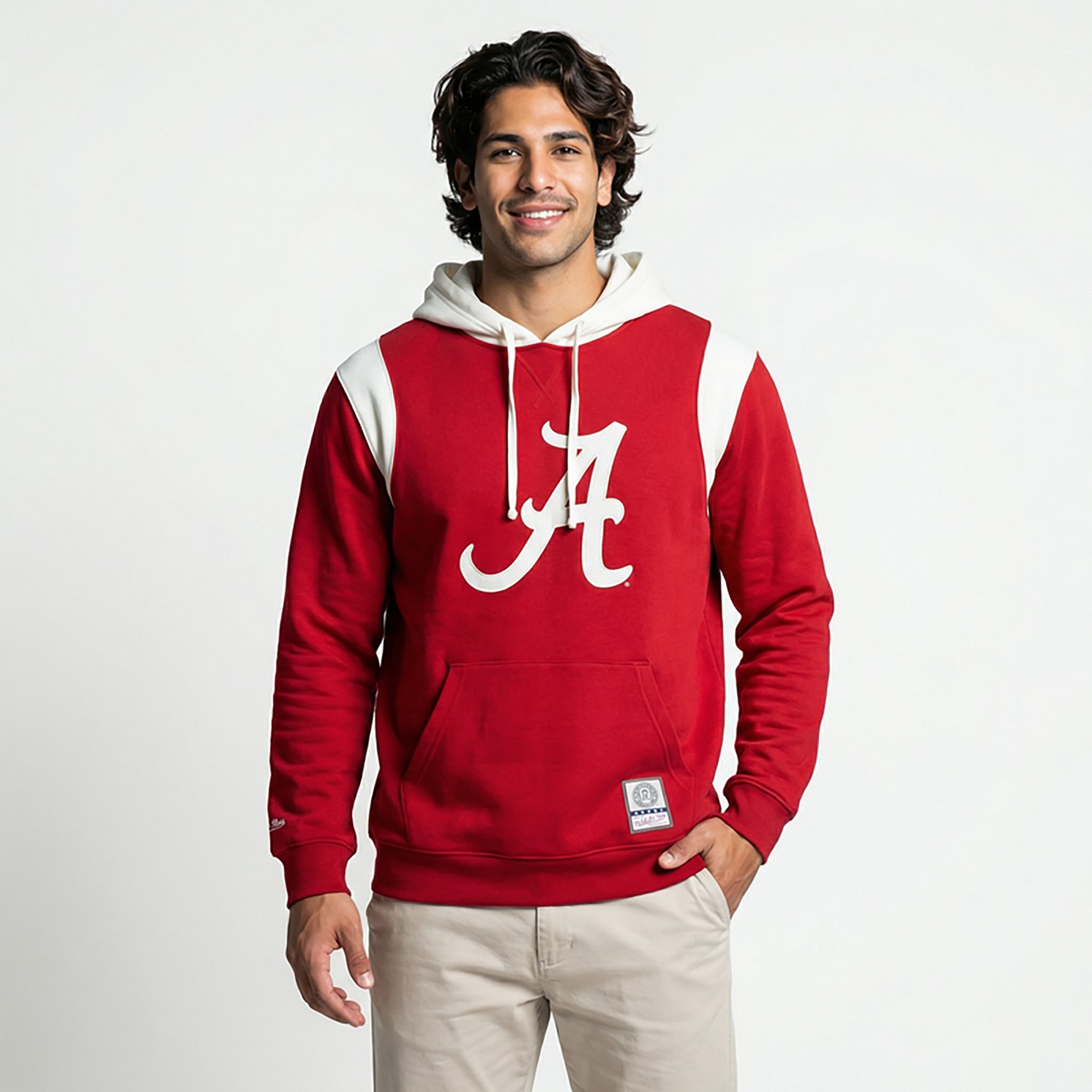 Mitchell & Ness Men's University of Alabama Current Logo Thermal Lightweight Hoodie