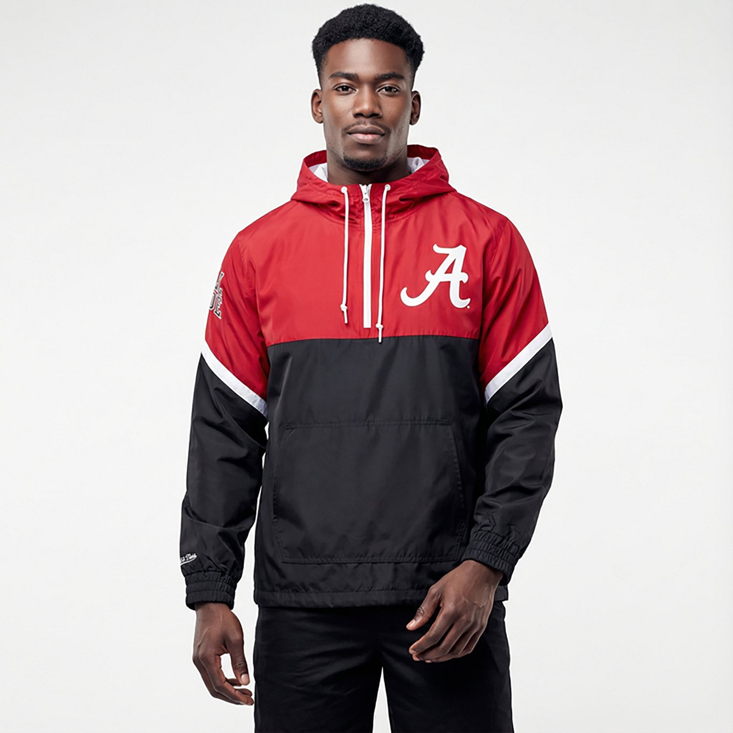 Mitchell & Ness Men's University of Alabama Tie Breaker Lightweight Anorak Jacket - view number 2
