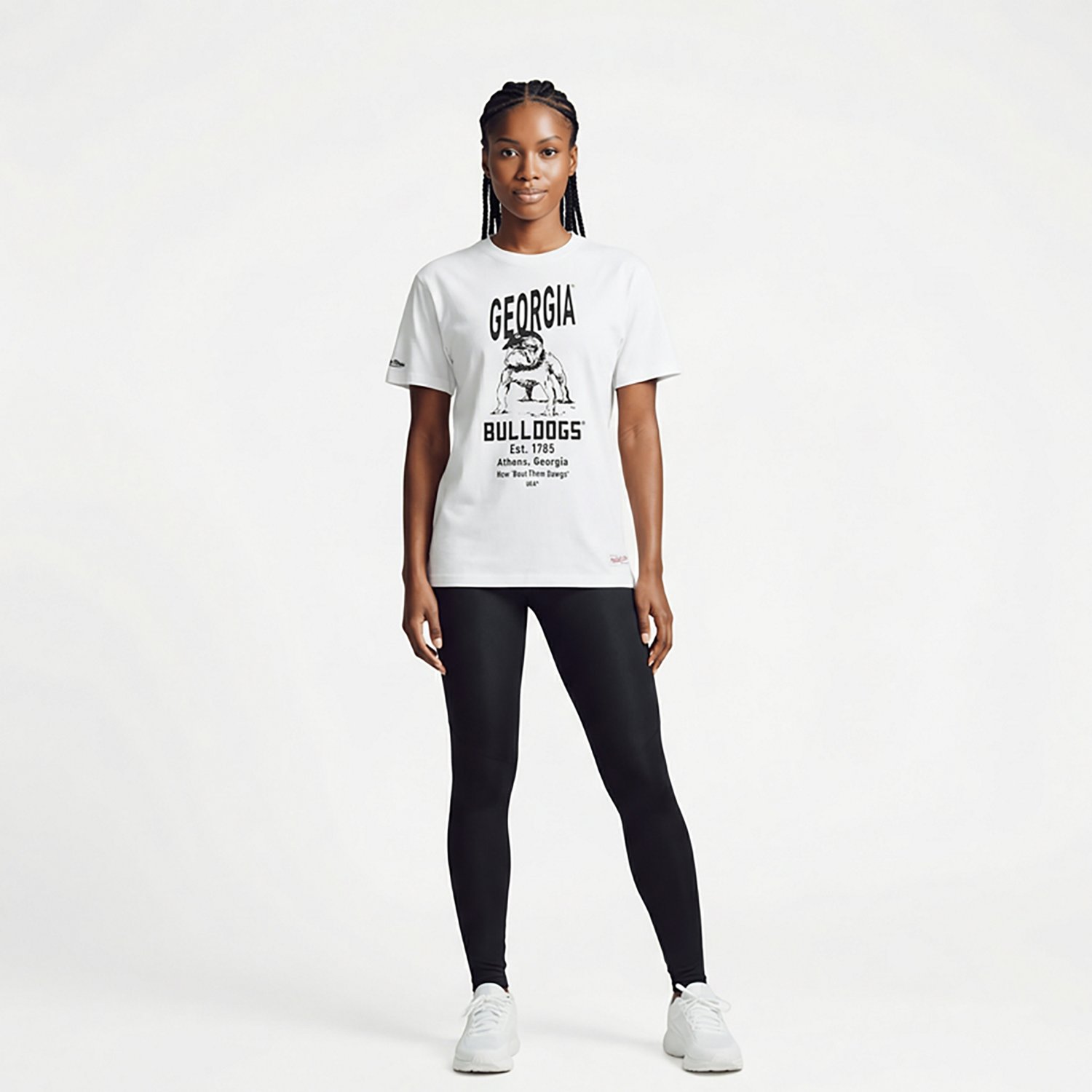 Mitchell & Ness Women's Georgia Bulldogs Boyfriend Short Sleeve T-shirt