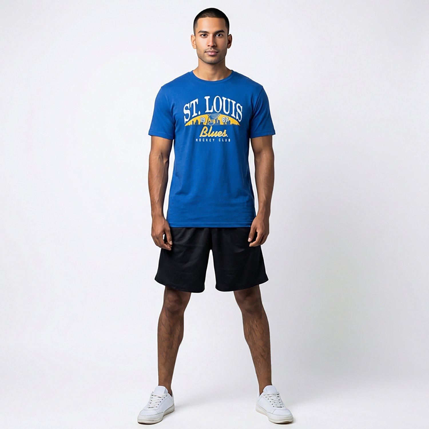 Fanatics Men's St. Louis Blues Native Nostalgia Legacy Cotton Short Sleeve T-shirt