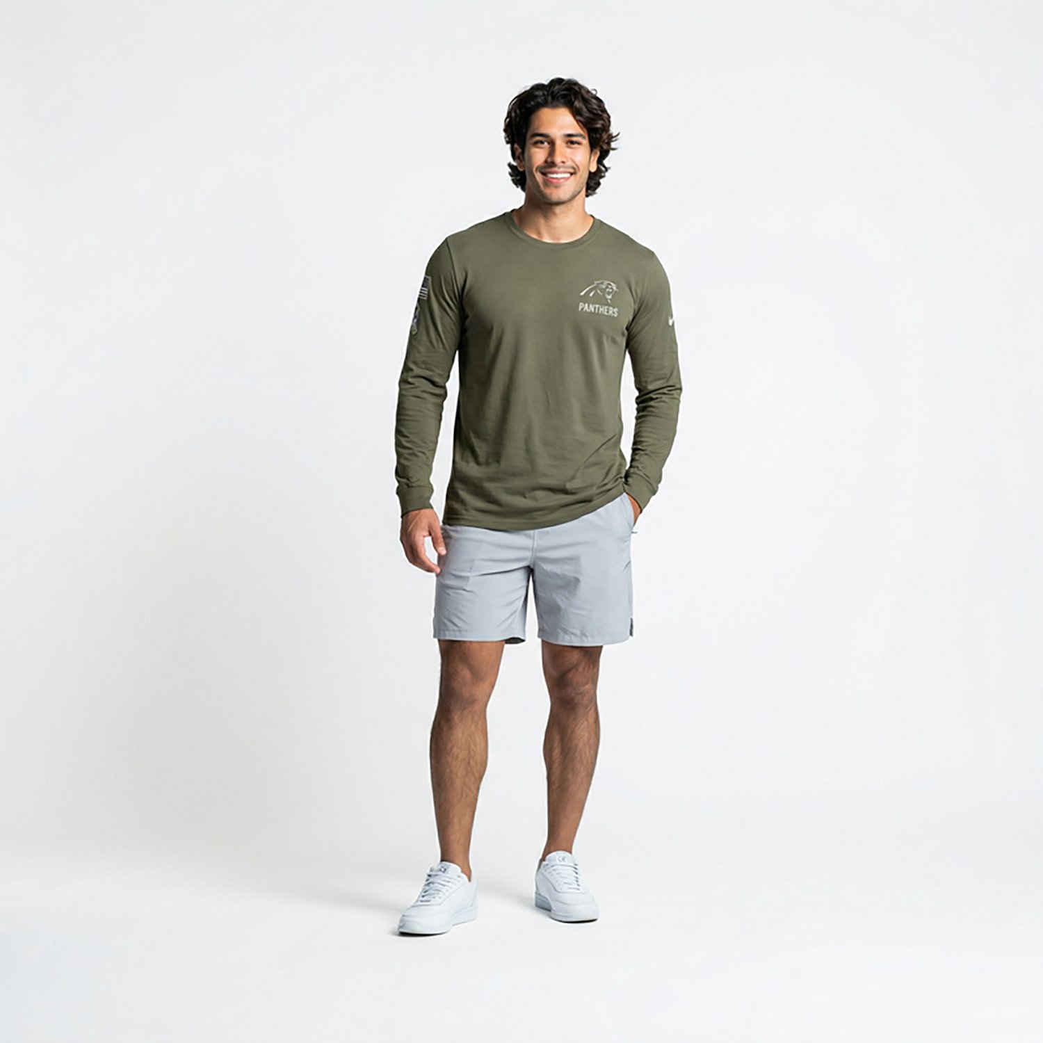 Nike Men's Panthers Salute to Service Long Sleeve T-shirt