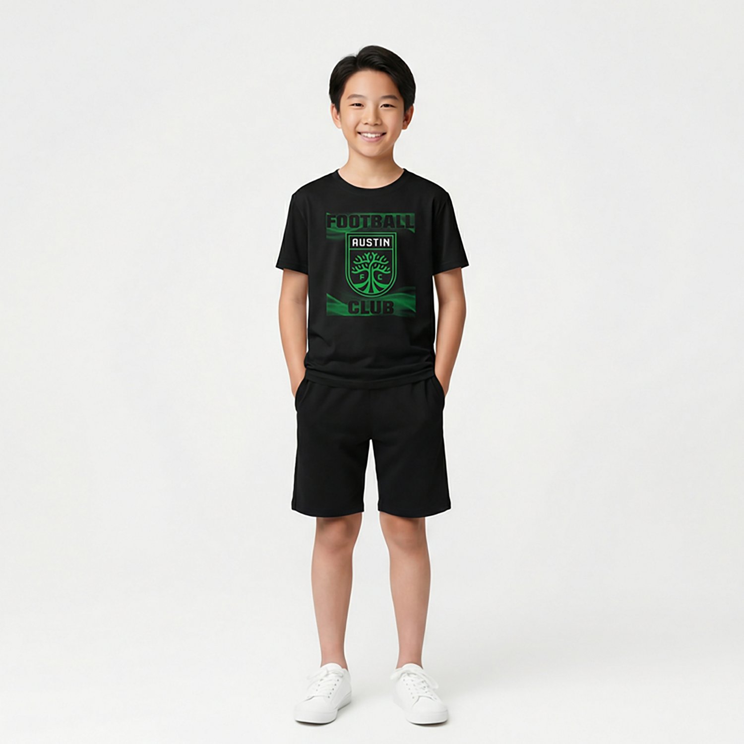 Outerstuff Youth Austin FC Misty Field T-shirt