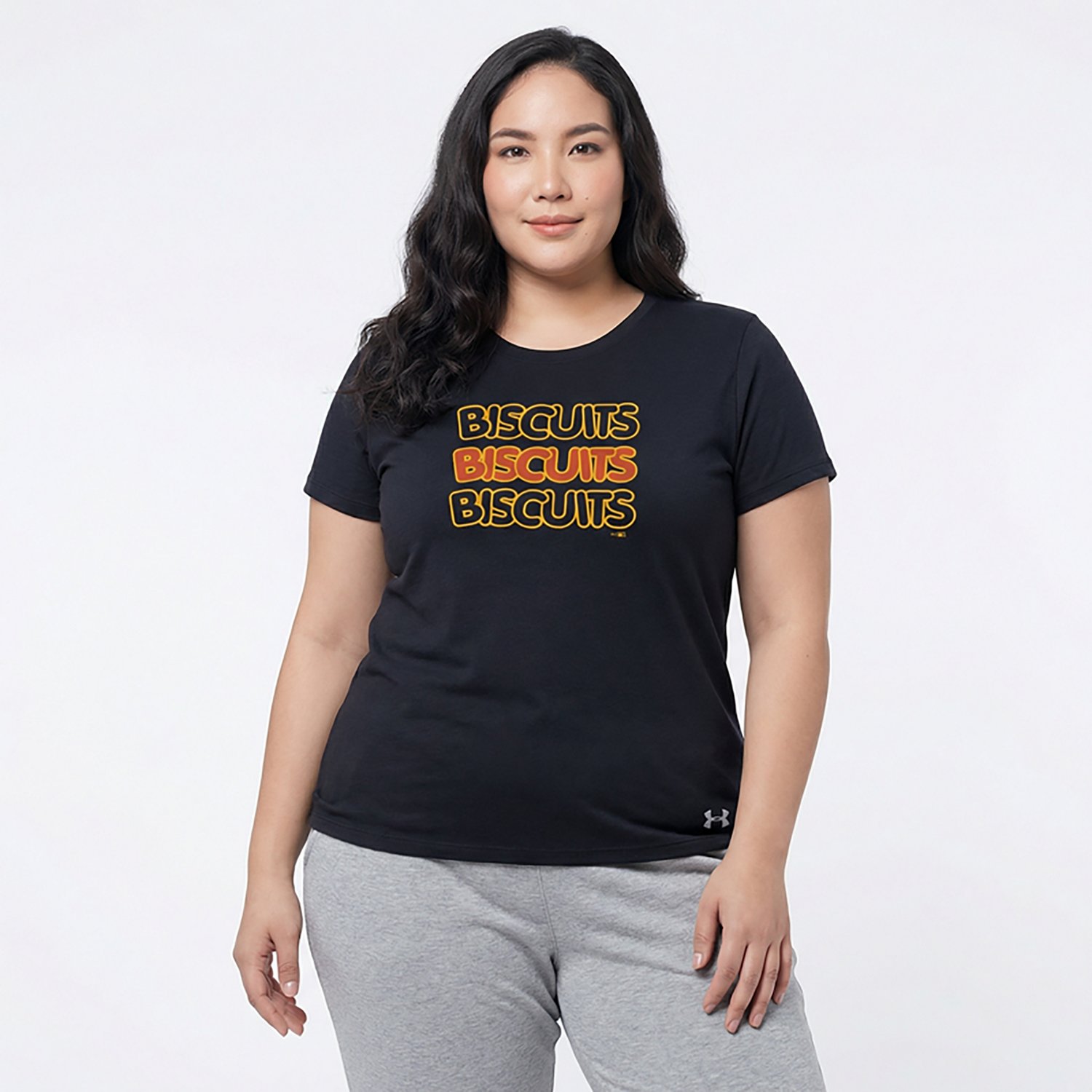 Under Armour Women's Biscuits Pine Tar Performance T-shirt