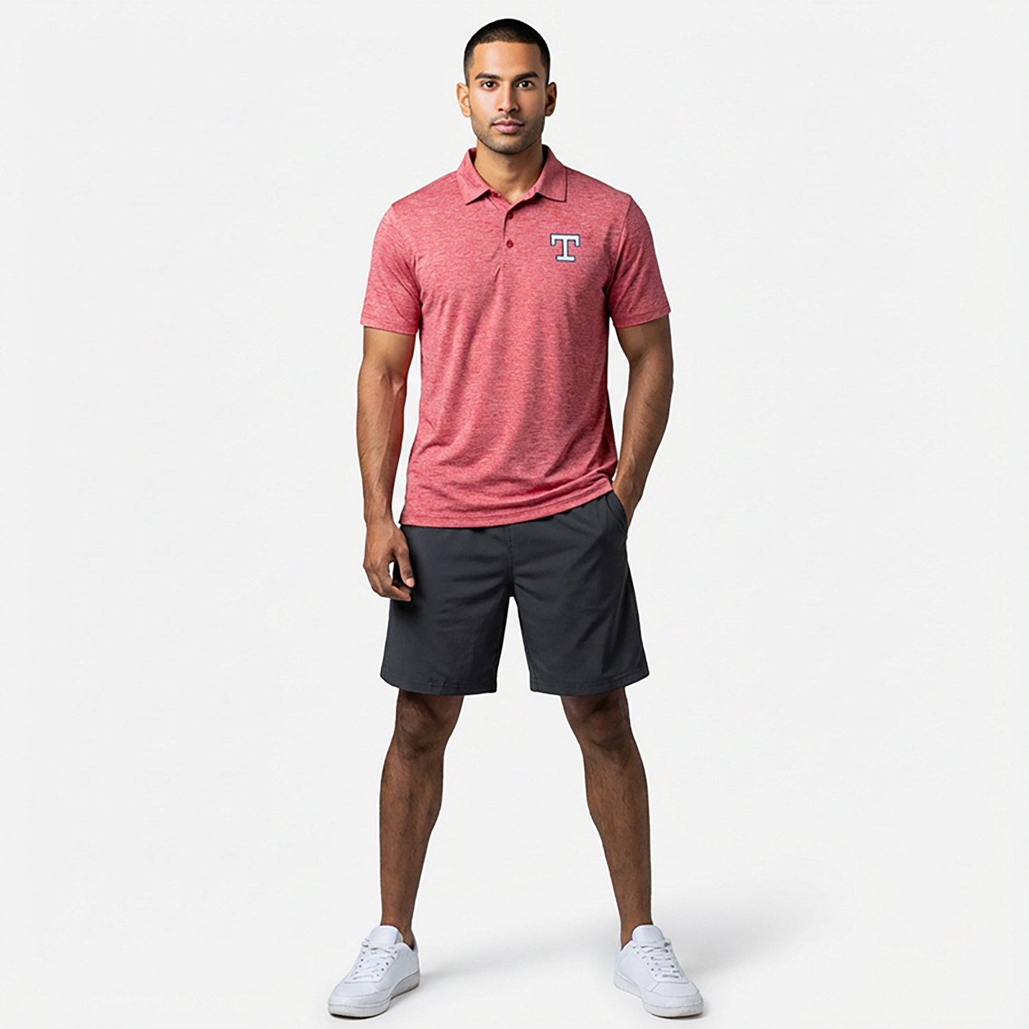 Antigua Men's Texas Rangers Par 3 Polo Shirt