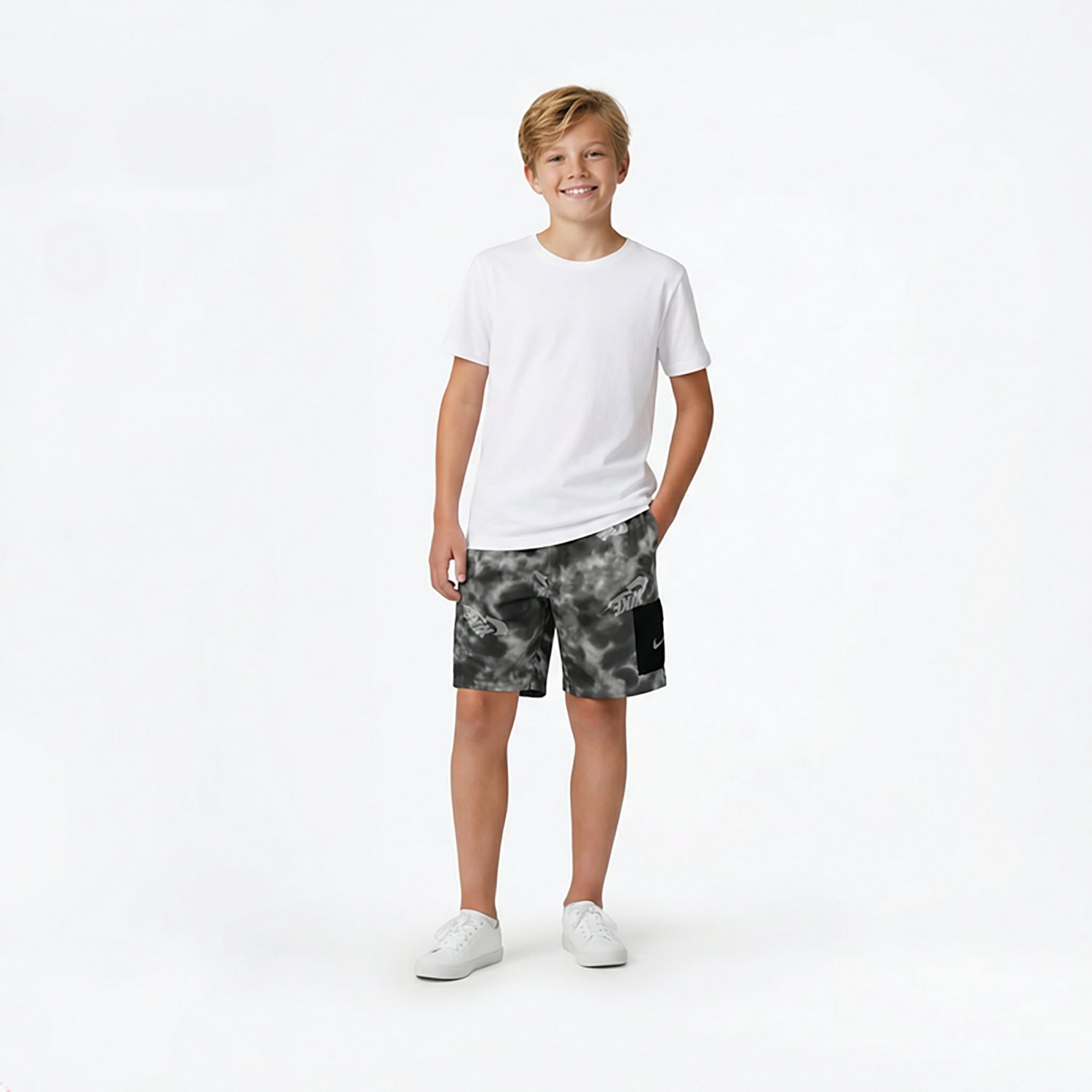 Nike Boys' Water Tie Dye Volley Swim Shorts 7 in