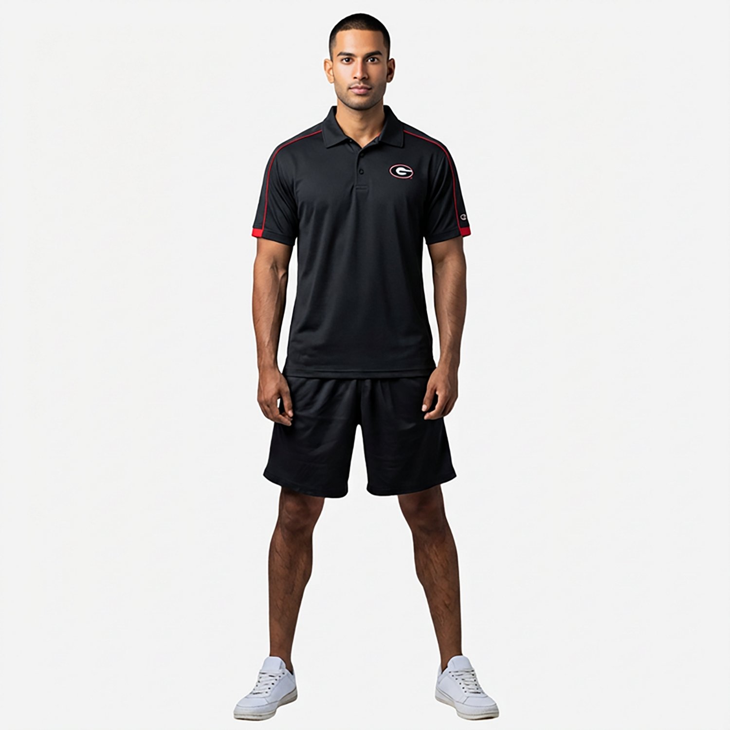 Champion Men's Georgia Diamond Polo Shirt
