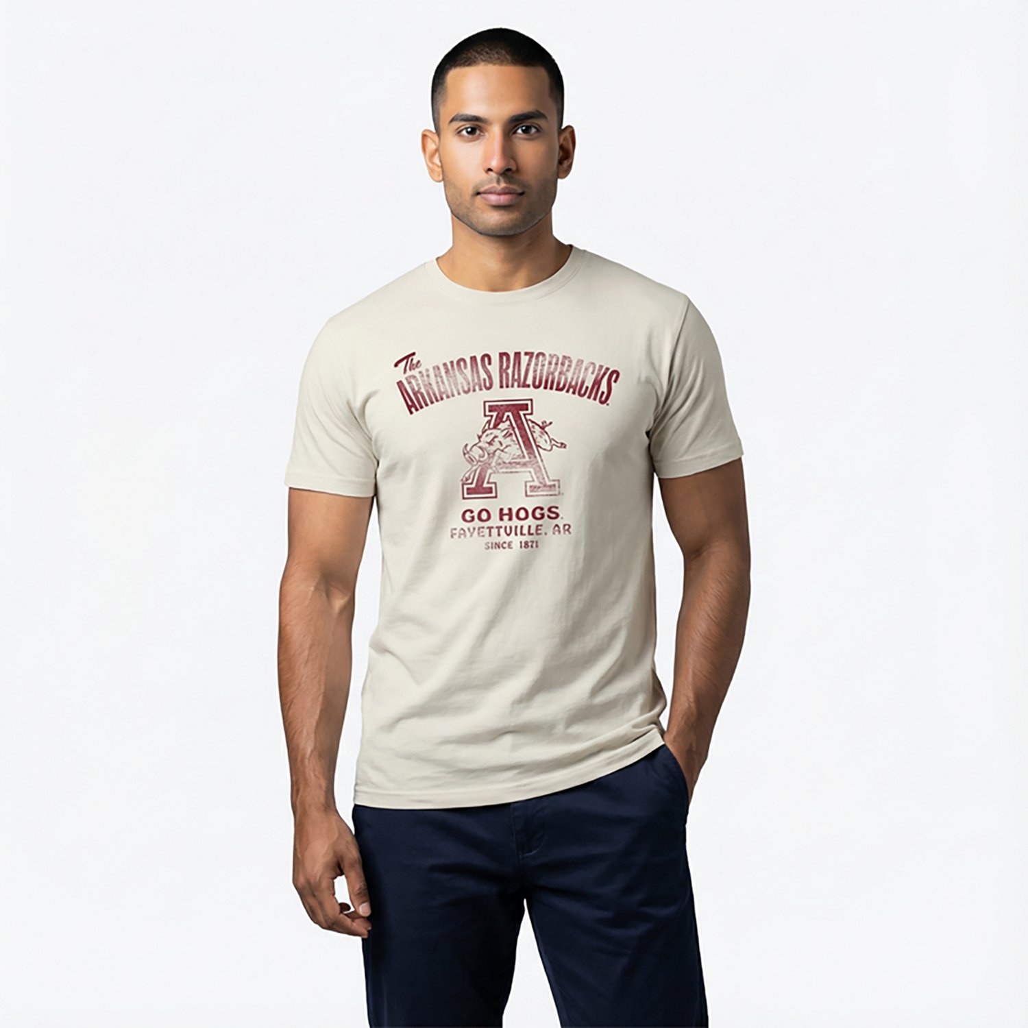 47 Men's Arkansas Wide Open Franklin T-shirt - view number 2