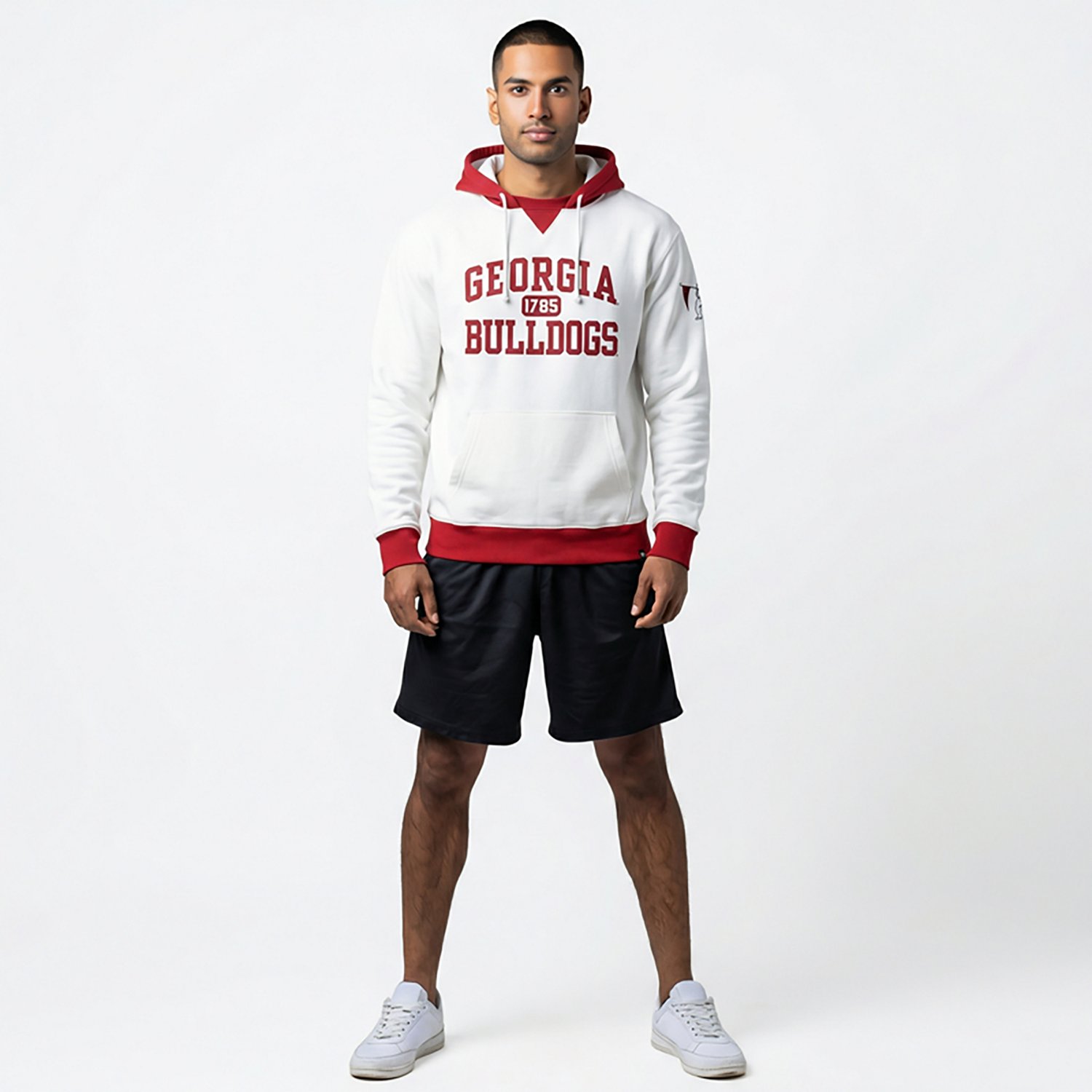 47 Brands Men's University of Georgia Bulldogs Skipper Original Hoodie