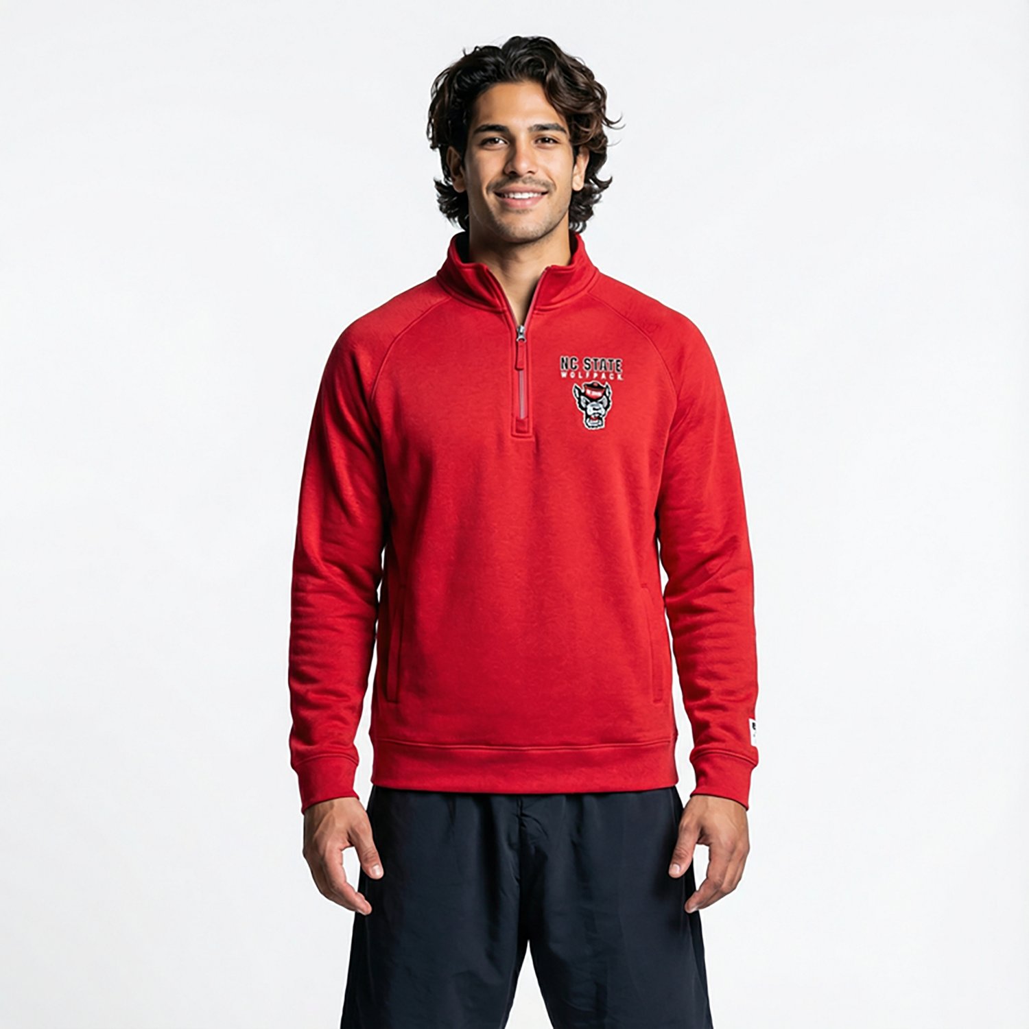 Colosseum Athletics Men's NC State Nial 1/4 Zip Pullover - view number 2