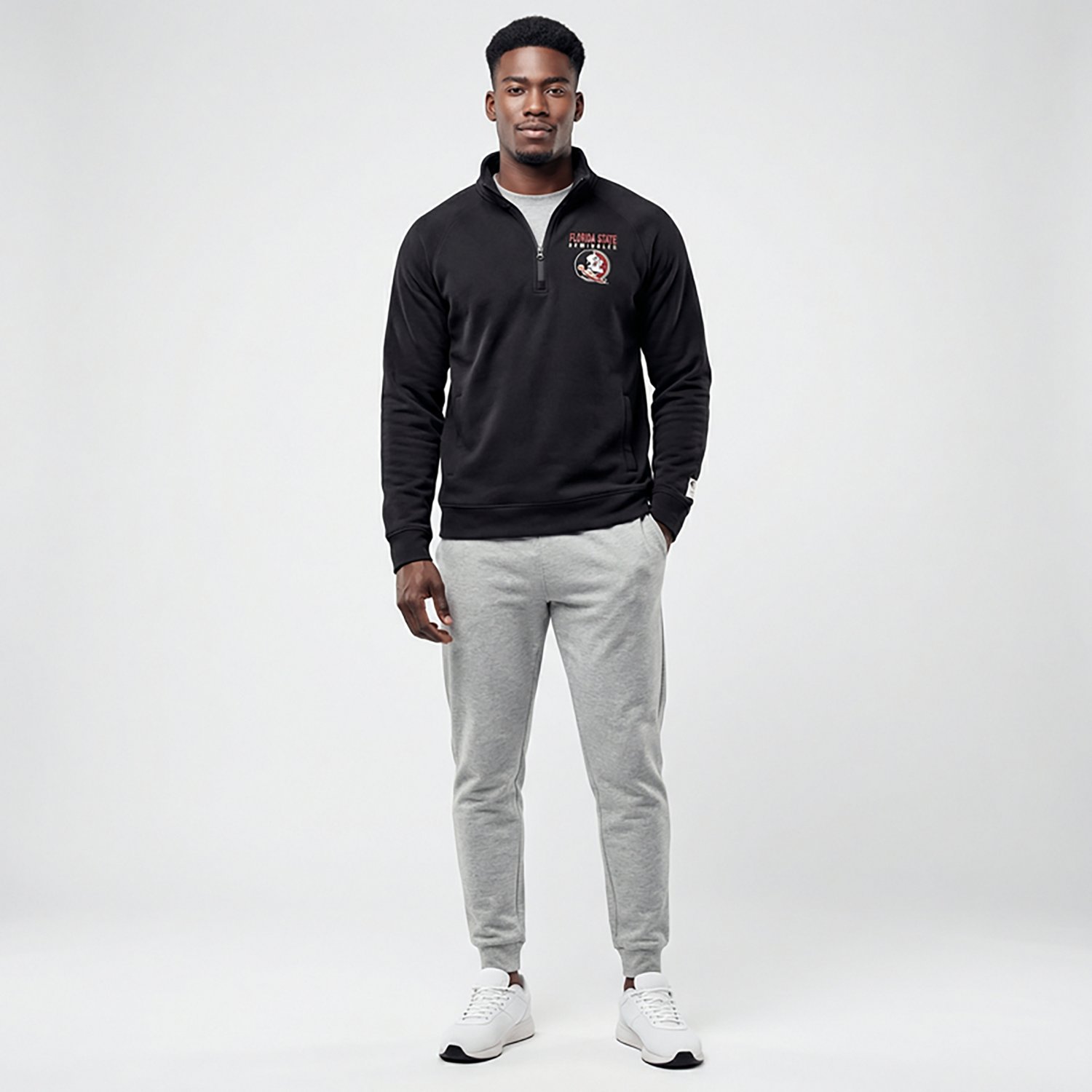 Colosseum Athletics Men's Florida State Nial 1/4 Zip Pullover