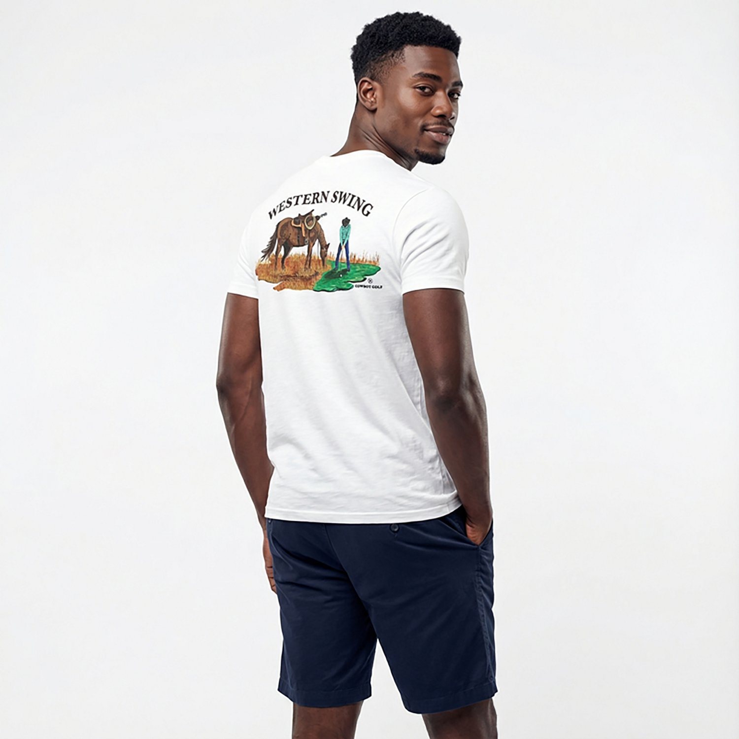 Hooey Men's Western Swing Short Sleeve Graphic T-shirt