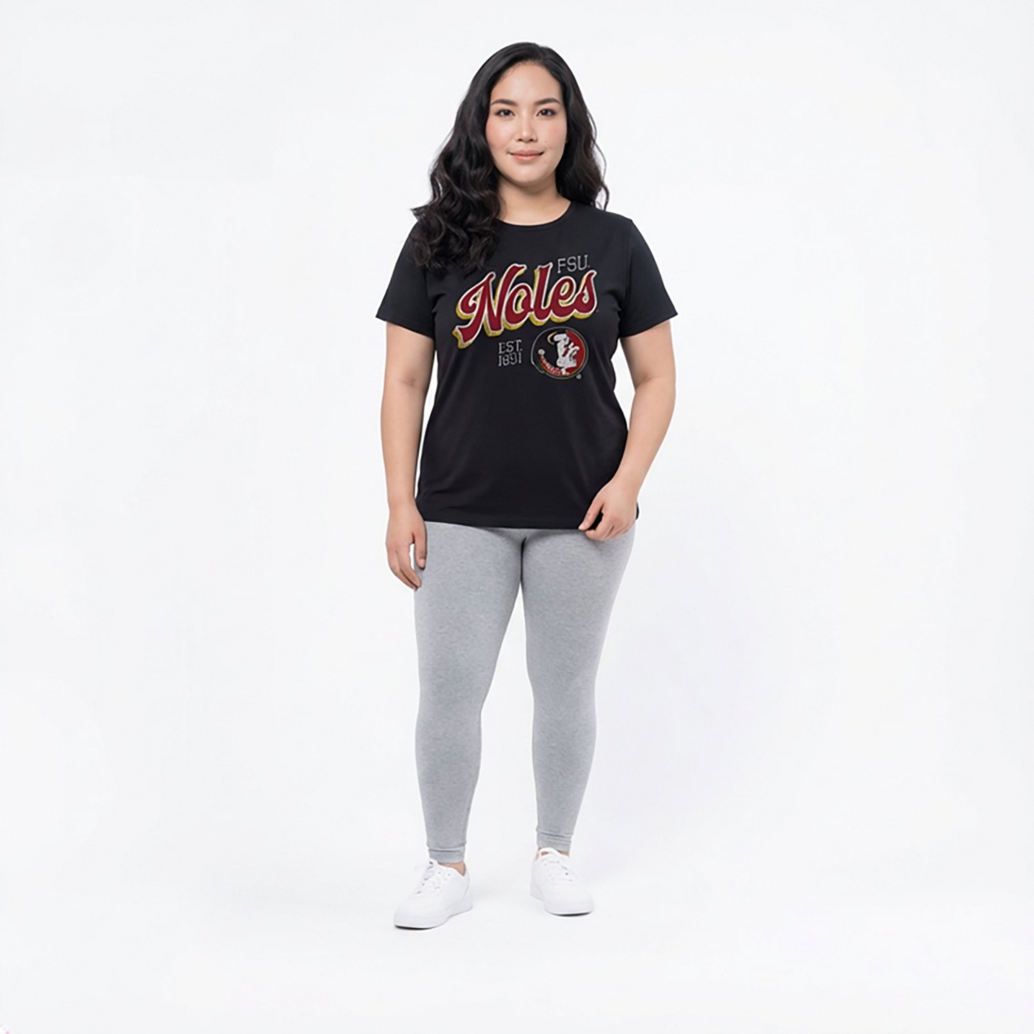 Retro Brand Women's Florida State University Script Boxy Graphic T-shirt