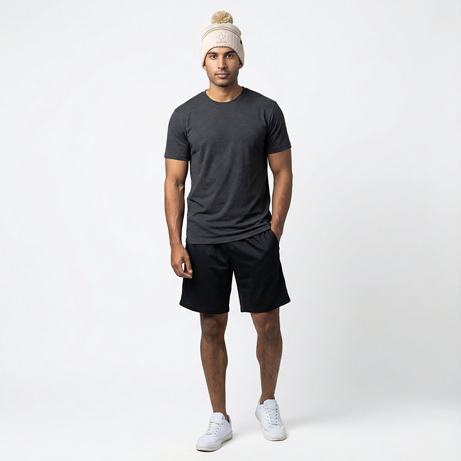 47 Saints Latte Cuff Knit Beanie