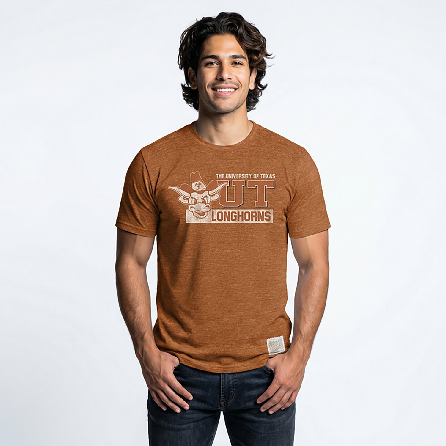 WILDCAT RETRO Men's Texas Block Mascot T-shirt