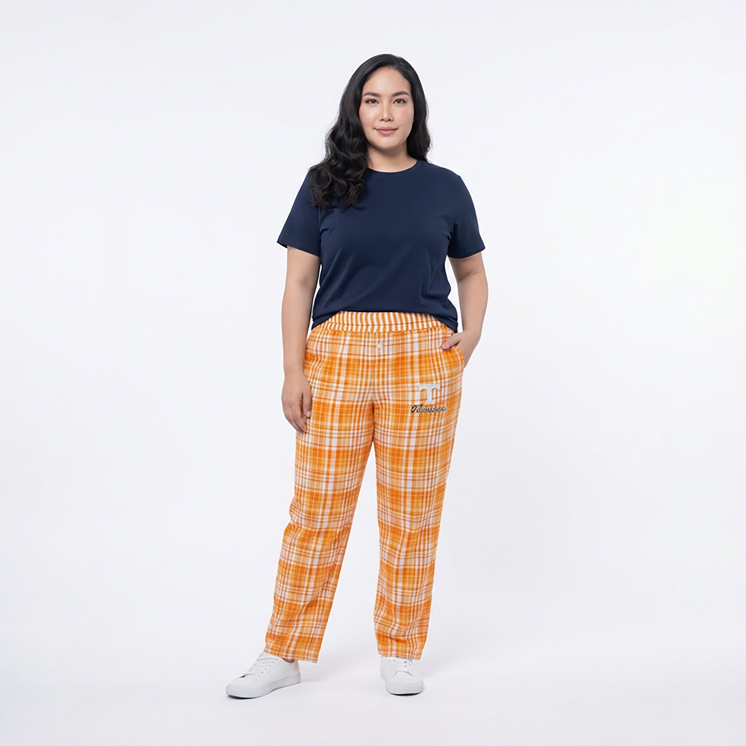 College Concepts Women's University of Tennessee Volunteers Laney Plaid Pants