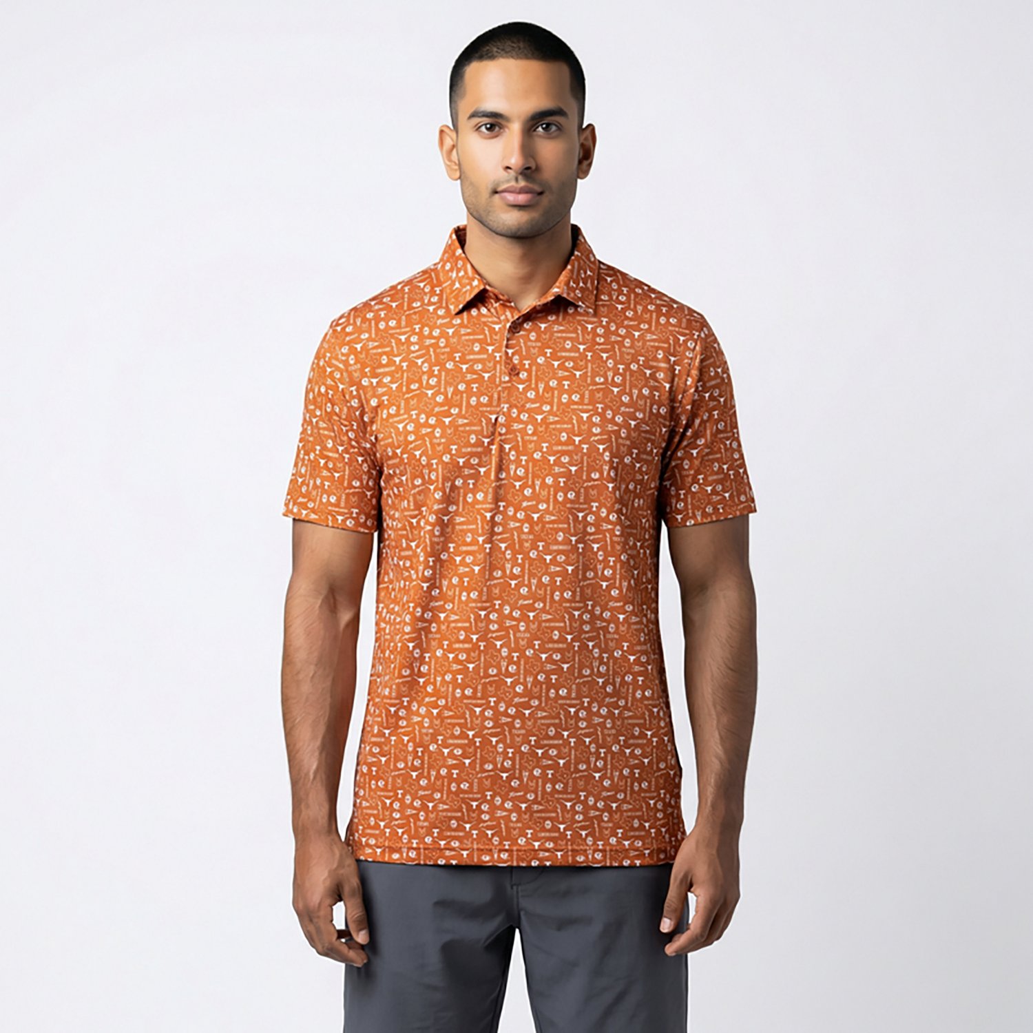 Antigua Men's Texas Lateral Polo Shirt - view number 2