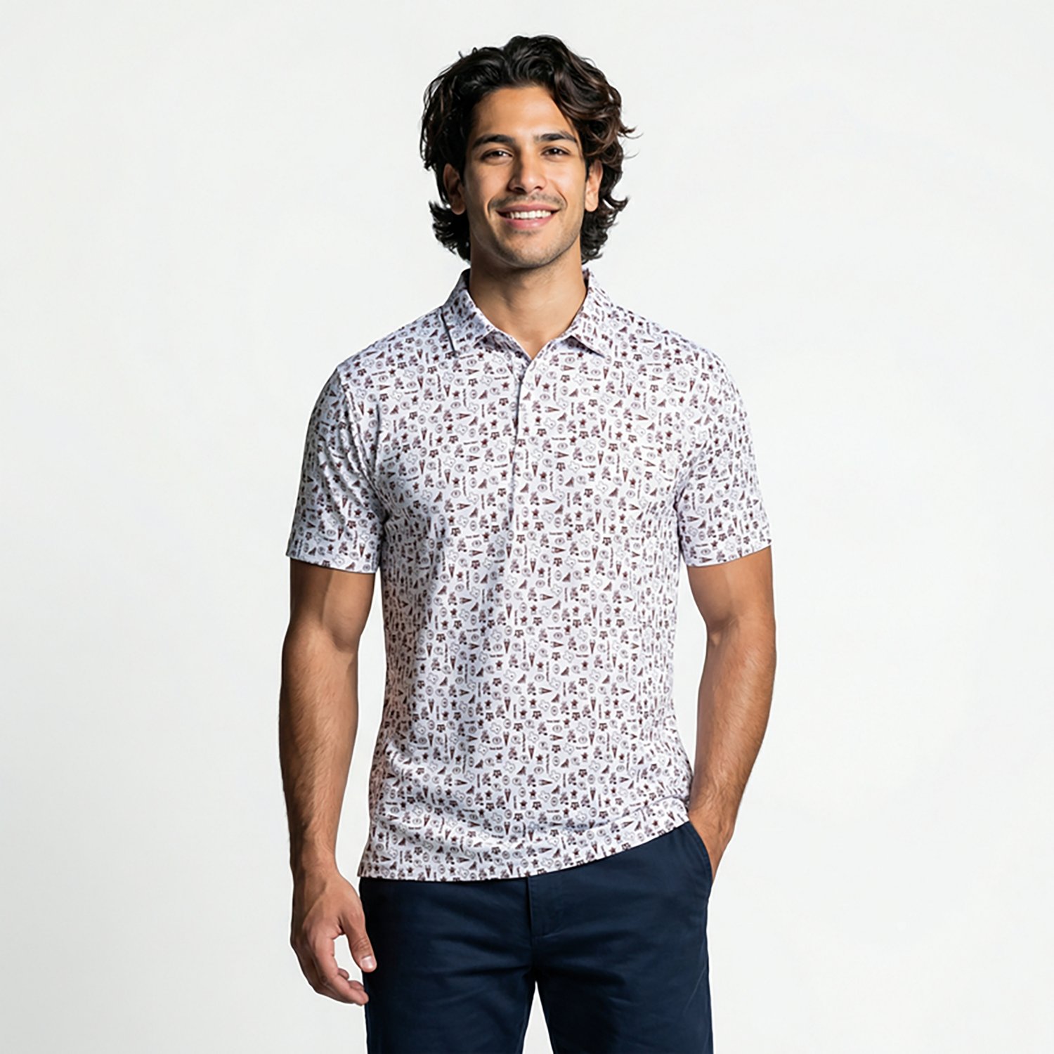 Antigua Men's Texas A&M Lateral Polo Shirt - view number 2