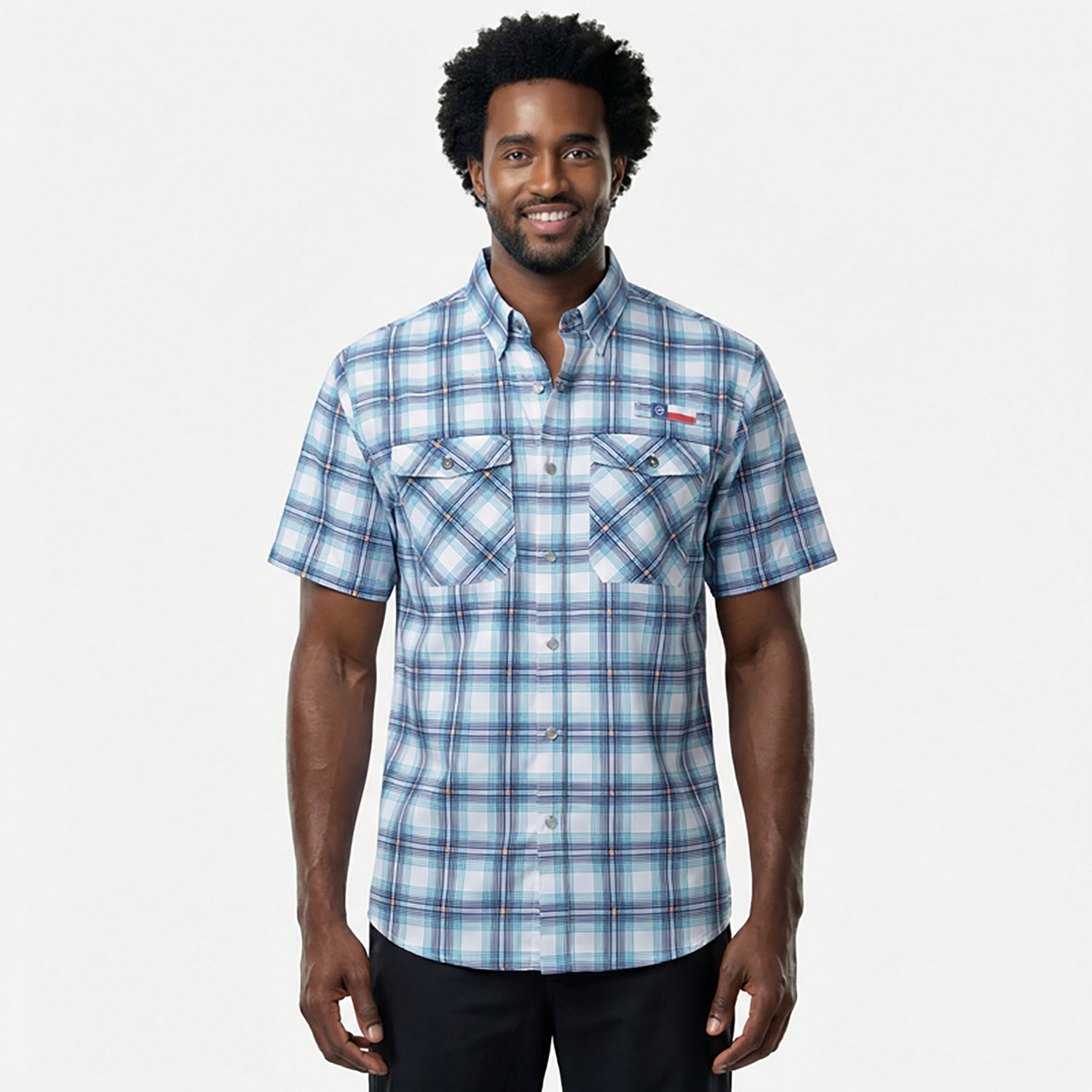 Magellan Outdoors Men's Howdy Plaid Short Sleeve Shirt - view number 2