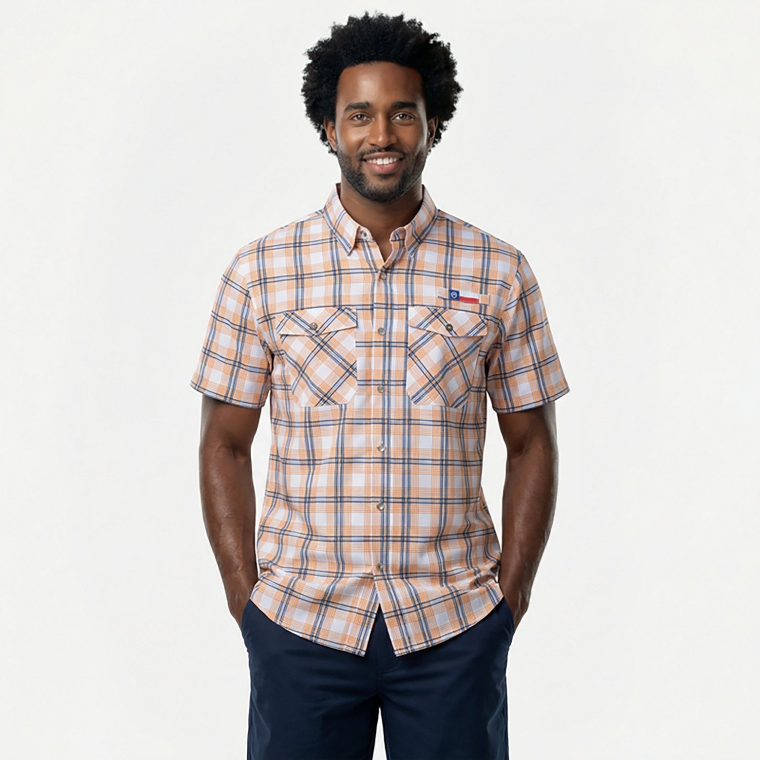 Magellan Outdoors Men's Howdy Plaid Short Sleeve Shirt - view number 2
