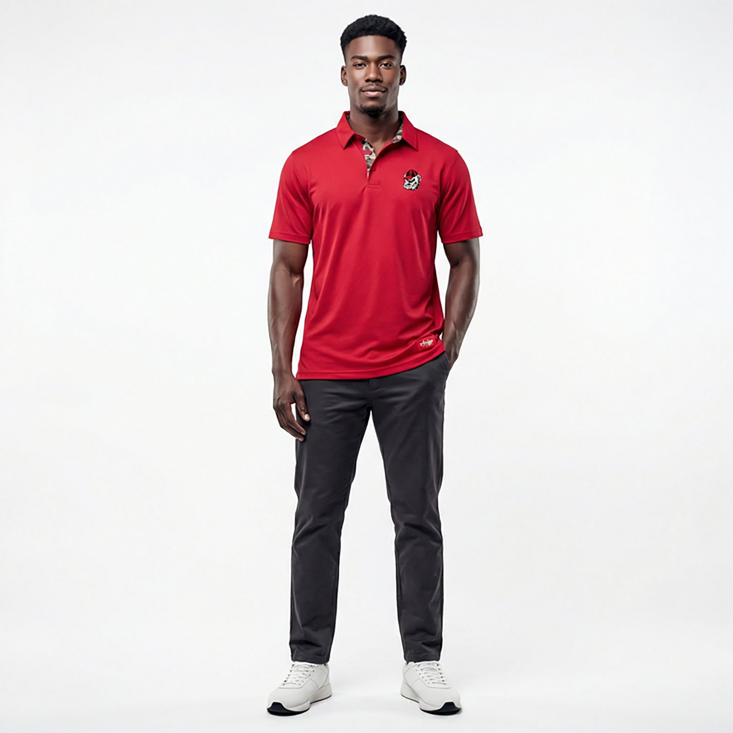 Amigo Men's Georgia Venturer Polo Georgia Bulldogs