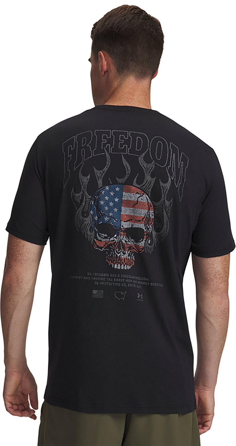 Under Armour Men's Freedom Fire Skull Graphic T-shirt - view number 2