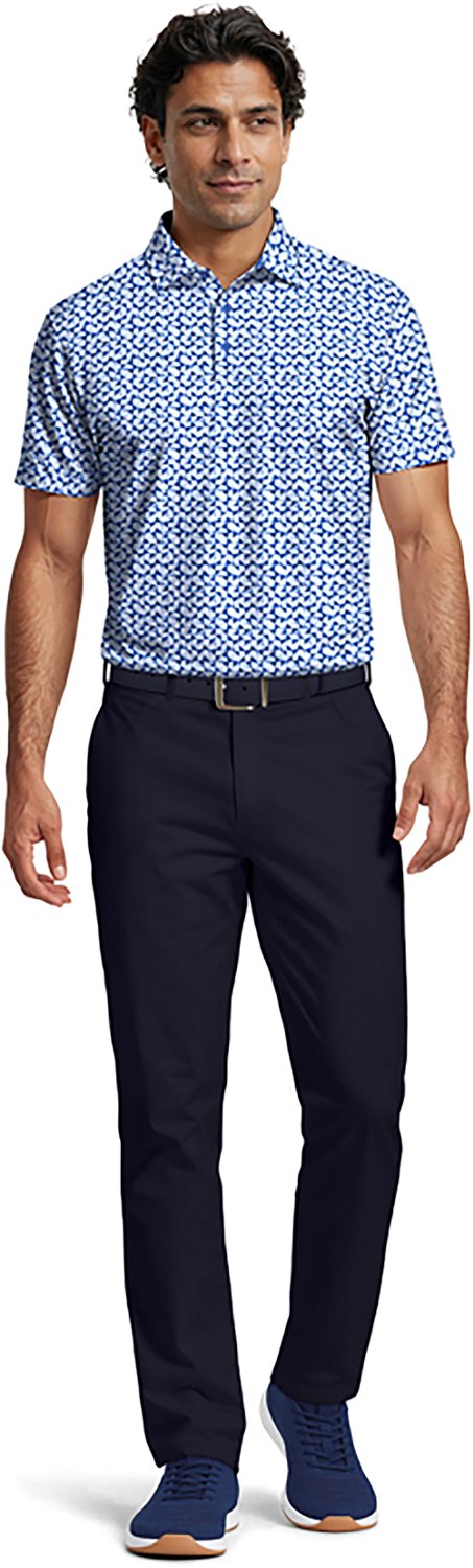 PGA Tour Men’s Abstract Geo Print Polo Shirt - view number 3