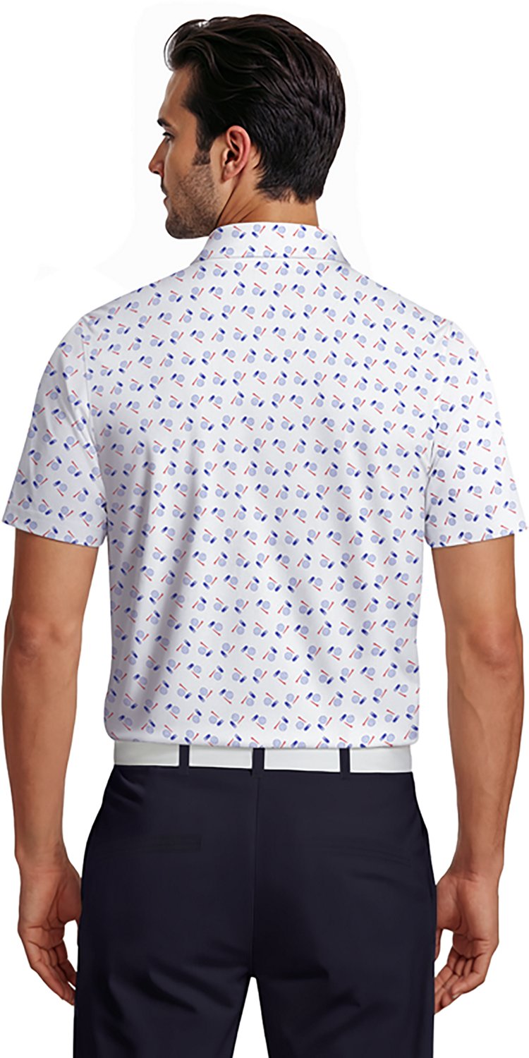 PGA TOUR Men's Golf Gear Novelty Polo Shirt