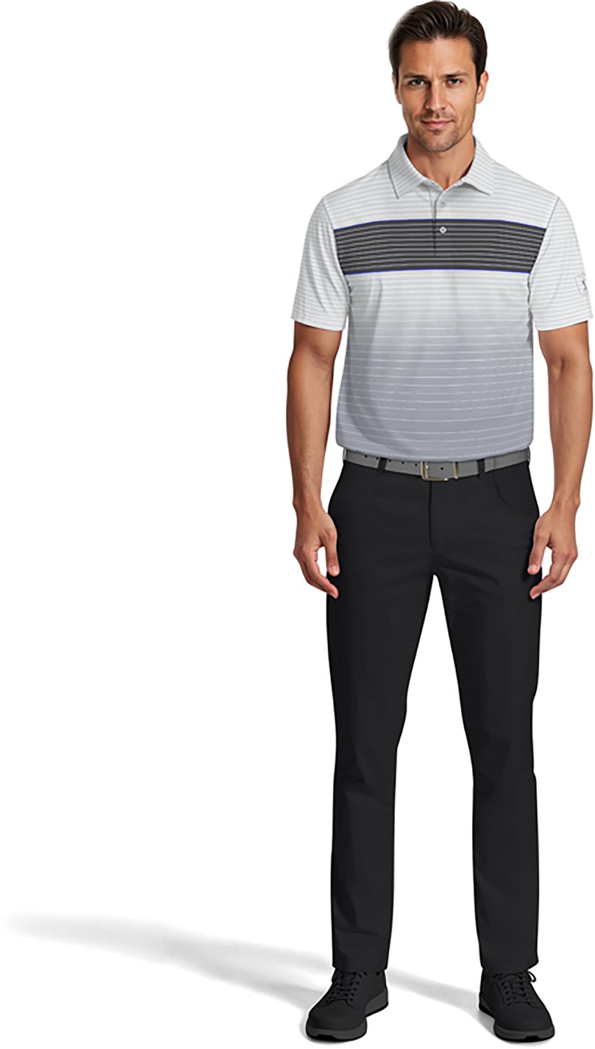 PGA TOUR Men's Ombre Linear Polo Shirt - view number 3