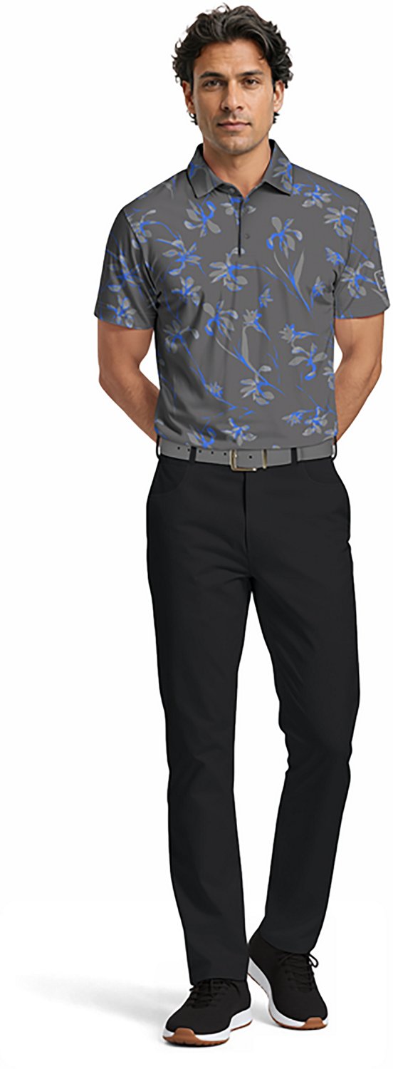 PGA Tour Men's Short Sleeve Energized Floral Polo  - view number 3