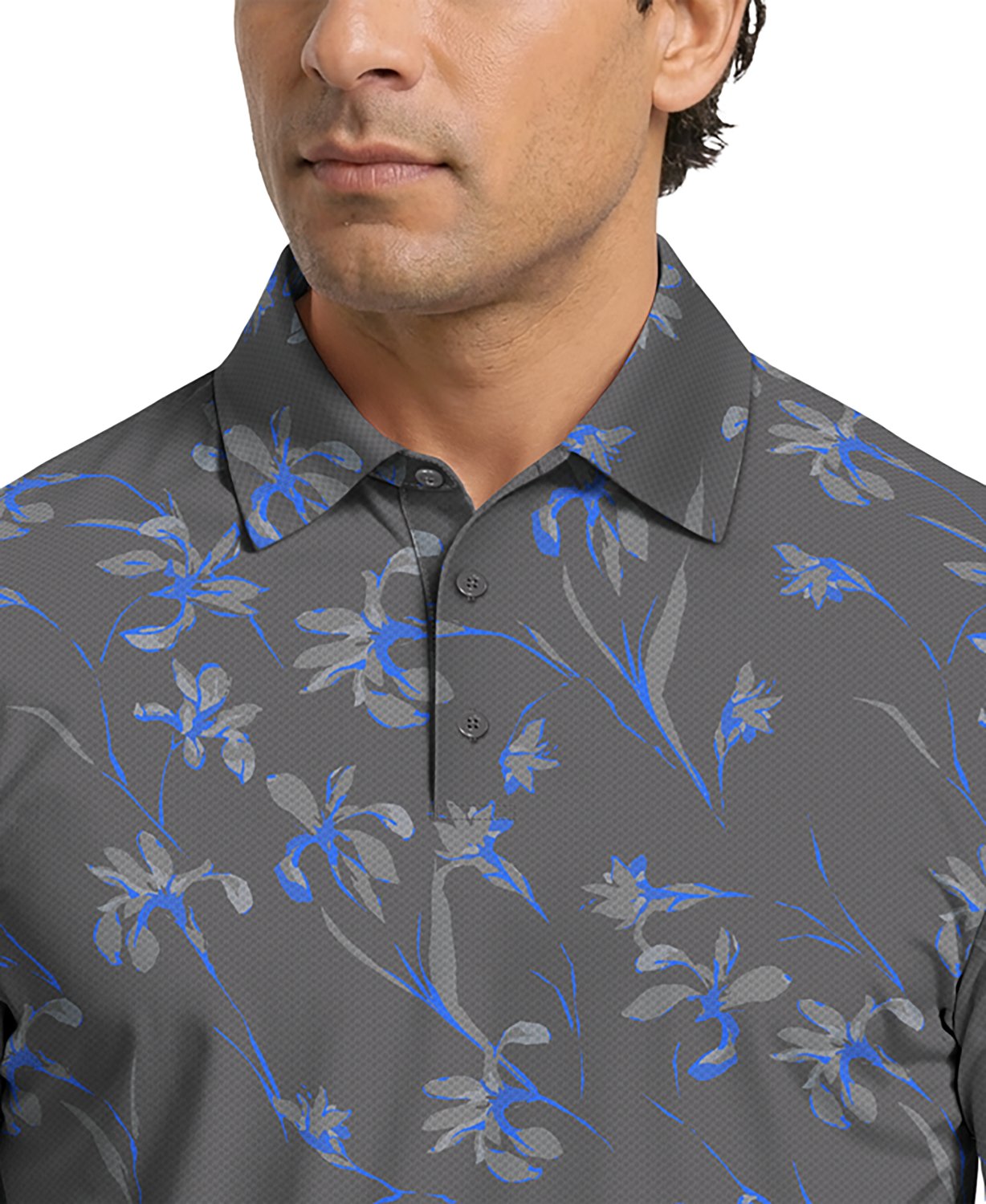 PGA Tour Men's Short Sleeve Energized Floral Polo  - view number 4