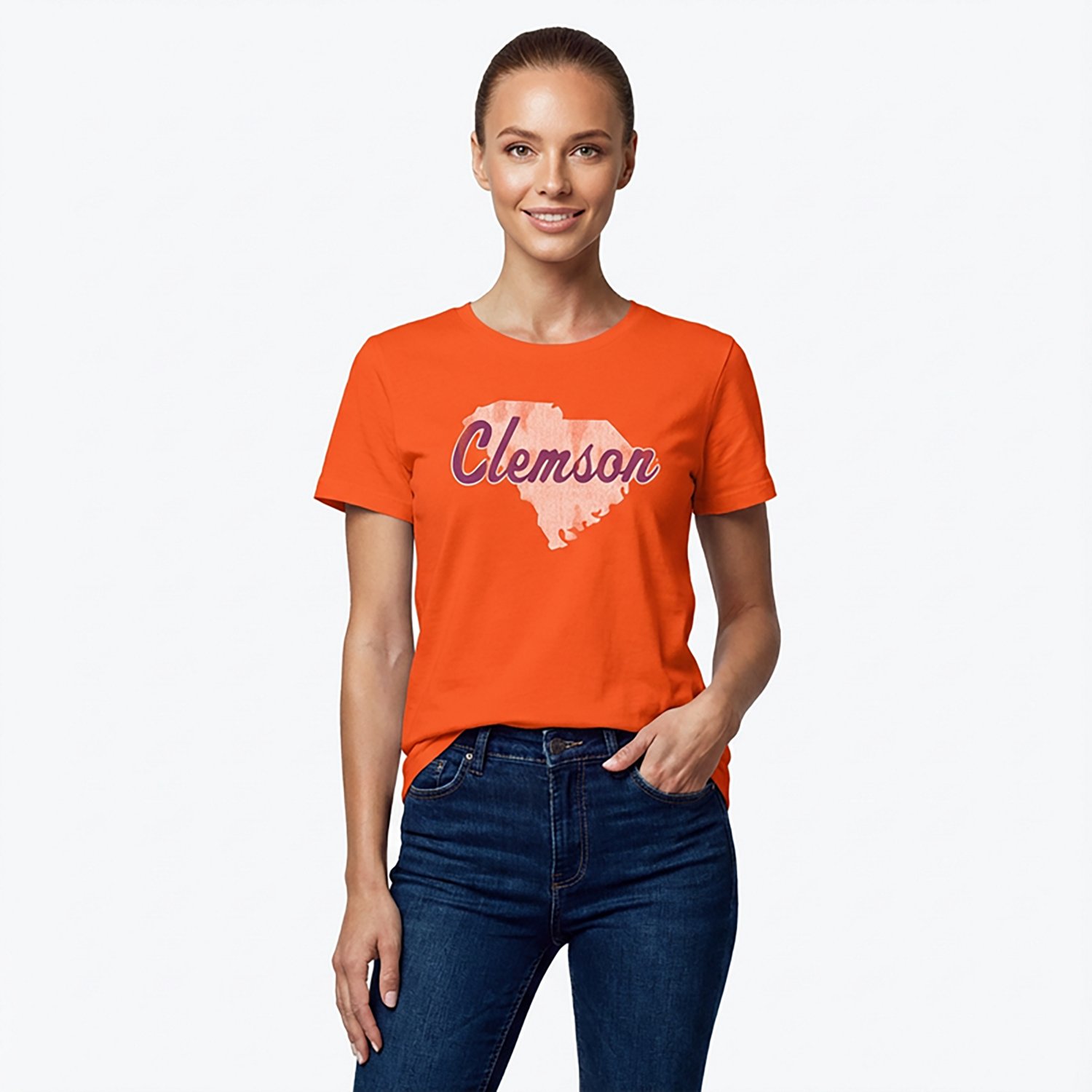 WILDCAT RETRO Women's Clemson State Script Meet and Greet T-shirt