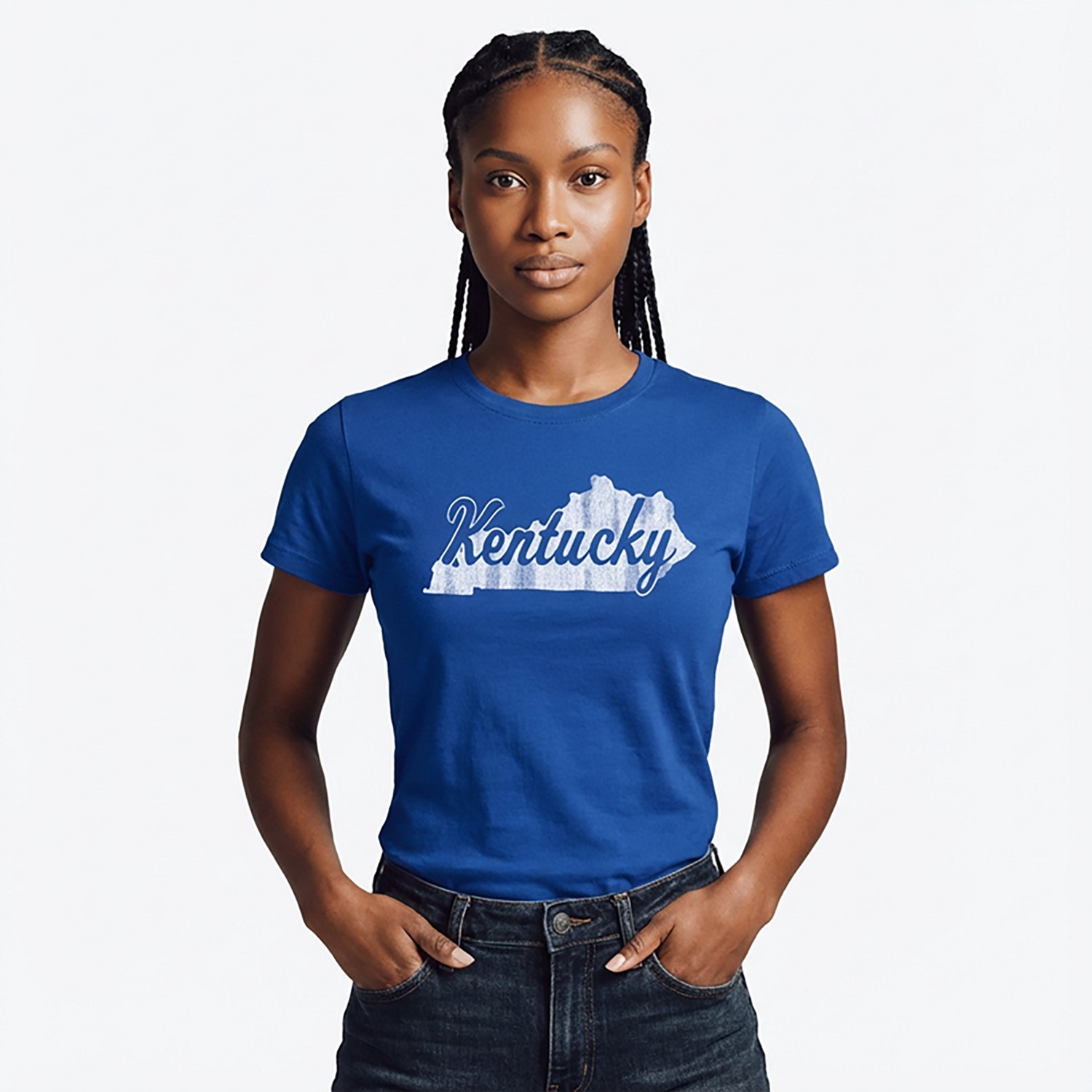 WILDCAT RETRO Women's Kentucky State Script Meet and Greet T-shirt - view number 2