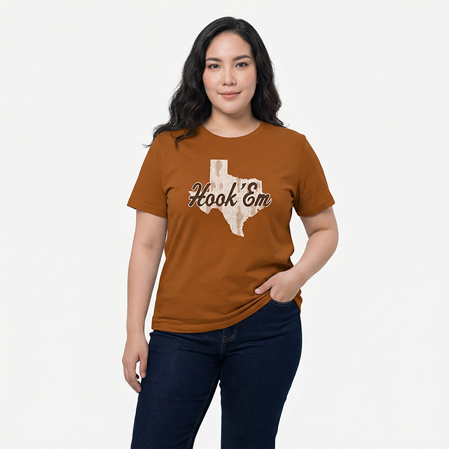 WILDCAT RETRO Women's Texas State Script Meet and Greet T-shirt - view number 2