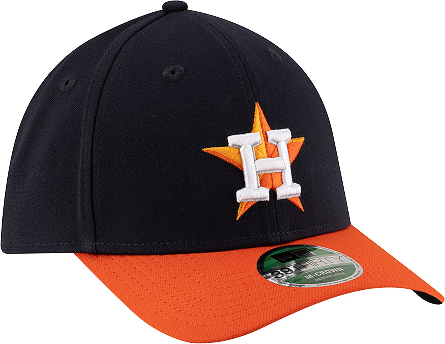 New Era Boys' Houston Astros Jr. Player Replica Away 39THIRTY MC Cap - view number 3