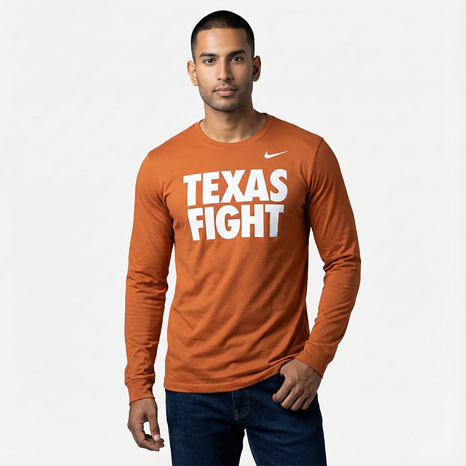 Nike Men's Texas Slogan Double Sided Long Sleeve T-shirt - view number 2