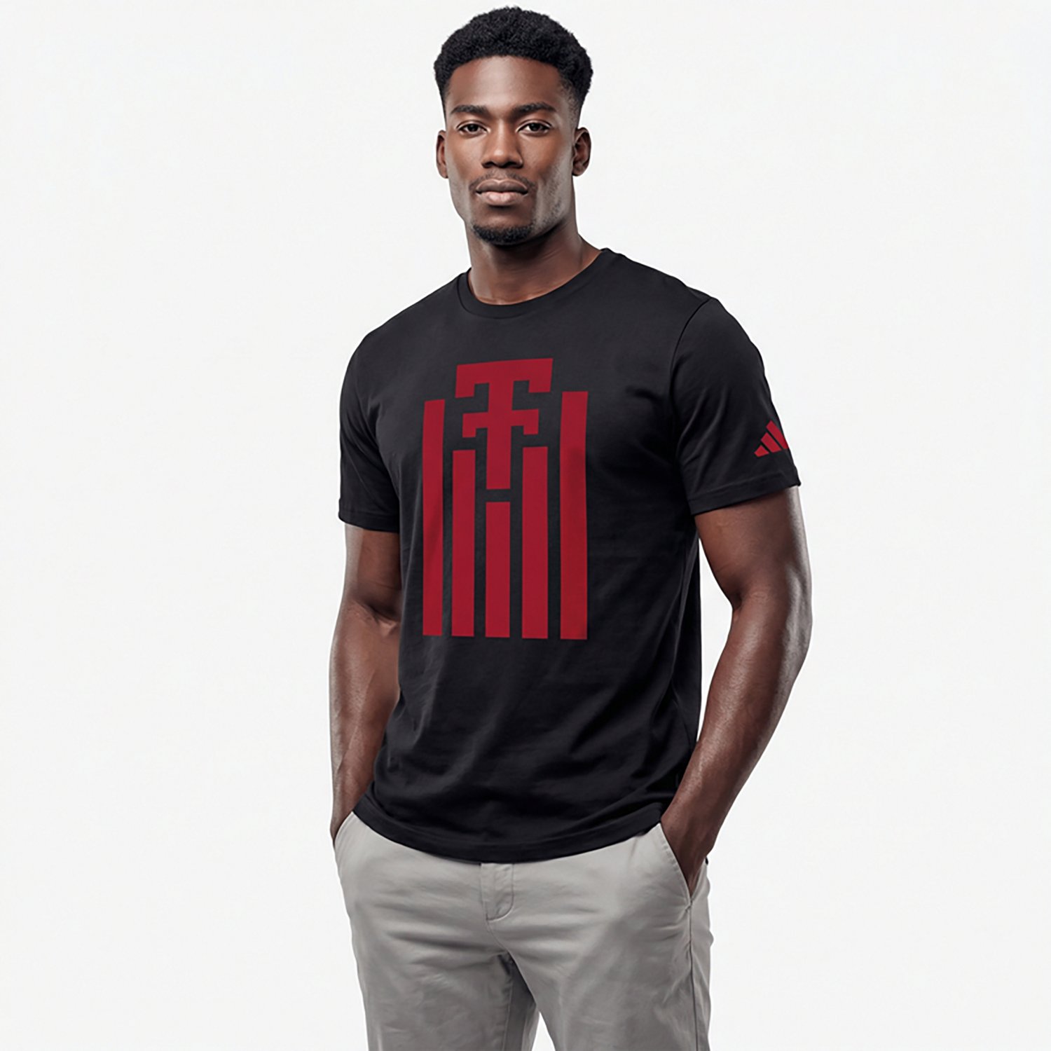 adidas Men's Texas Tech Red Raiders 100 Year Anniversary Football Short Sleeve Graphic T-shirt